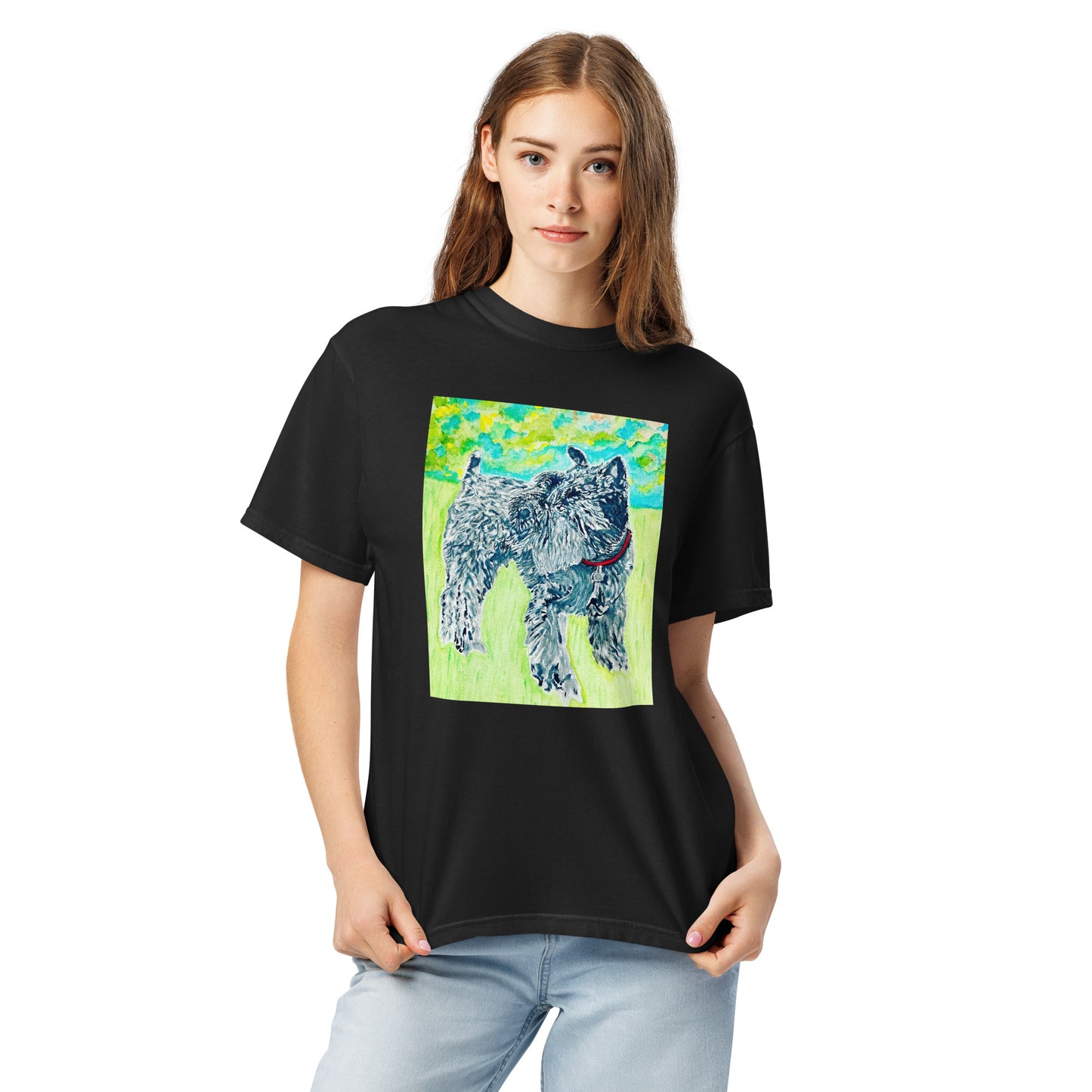 Comfort Colors short sleeve t-shirt featuring original artwork—garment-dyed for a soft, lived-in feel; relaxed fit, durable cotton fabric, and perfect for casual wear, art lovers, or gifting.