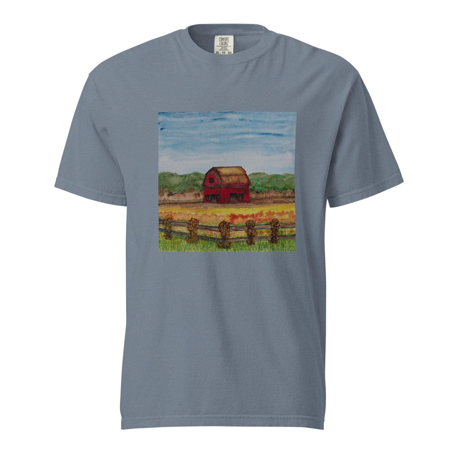 Comfort Colors short sleeve t-shirt featuring original artwork—garment-dyed for a soft, lived-in feel; relaxed fit, durable cotton fabric, and perfect for casual wear, art lovers, or gifting.