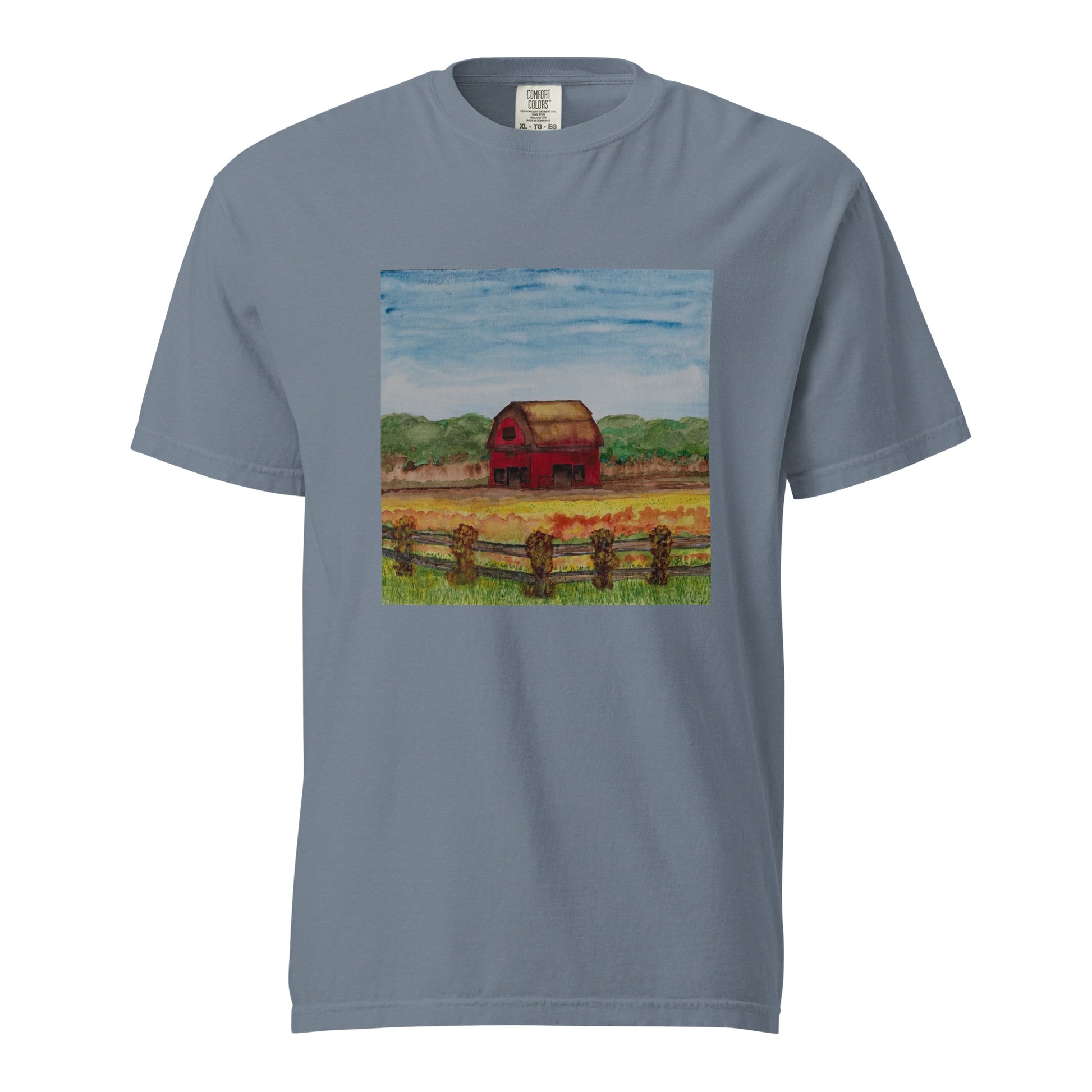 Comfort Colors short sleeve t-shirt featuring original artwork—garment-dyed for a soft, lived-in feel; relaxed fit, durable cotton fabric, and perfect for casual wear, art lovers, or gifting.