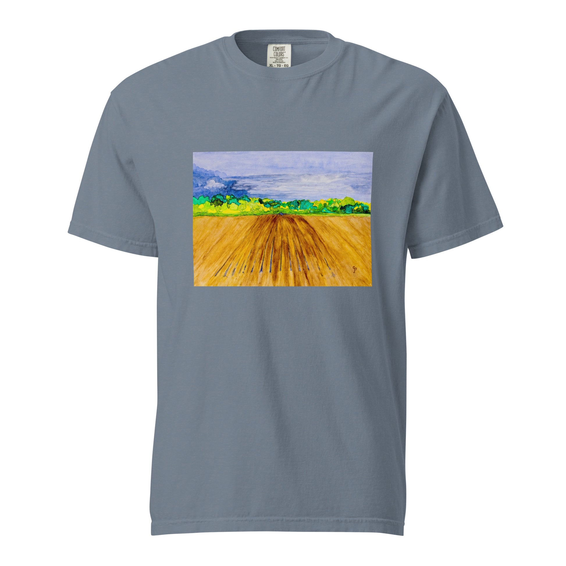 Comfort Colors short sleeve t-shirt featuring original artwork—garment-dyed for a soft, lived-in feel; relaxed fit, durable cotton fabric, and perfect for casual wear, art lovers, or gifting.