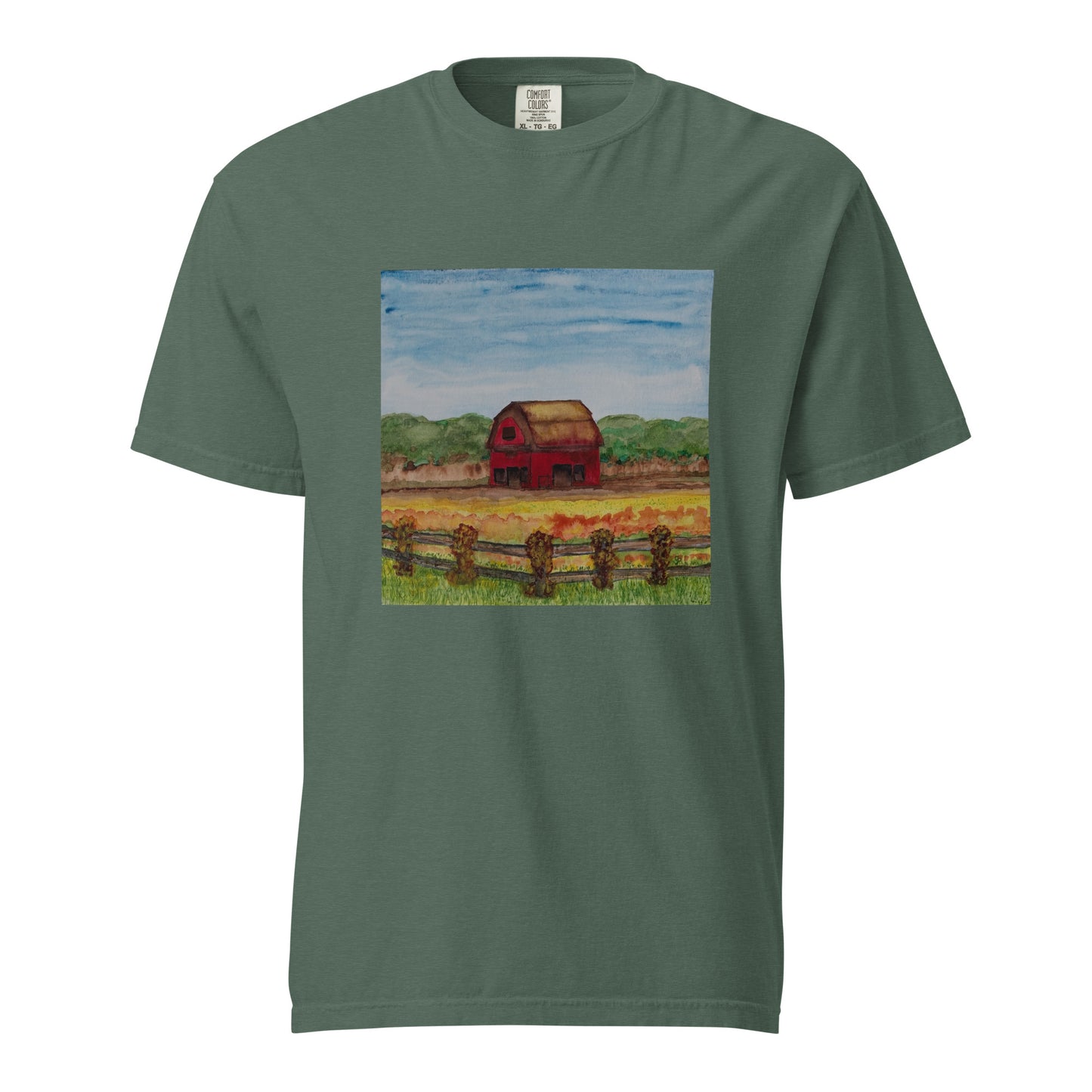 Comfort Colors short sleeve t-shirt featuring original artwork—garment-dyed for a soft, lived-in feel; relaxed fit, durable cotton fabric, and perfect for casual wear, art lovers, or gifting.