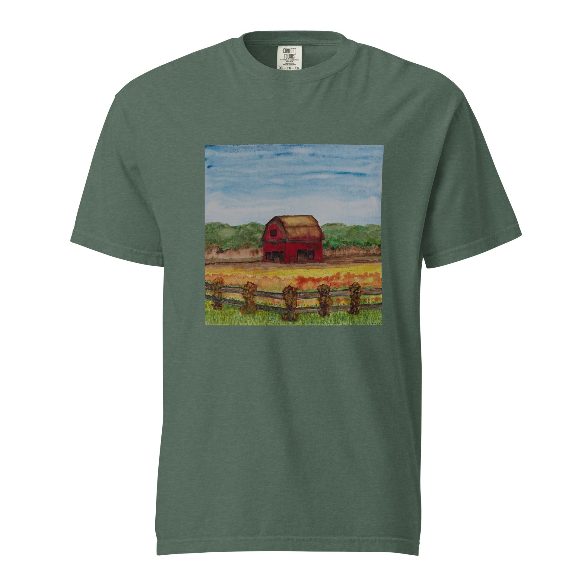 Comfort Colors short sleeve t-shirt featuring original artwork—garment-dyed for a soft, lived-in feel; relaxed fit, durable cotton fabric, and perfect for casual wear, art lovers, or gifting.