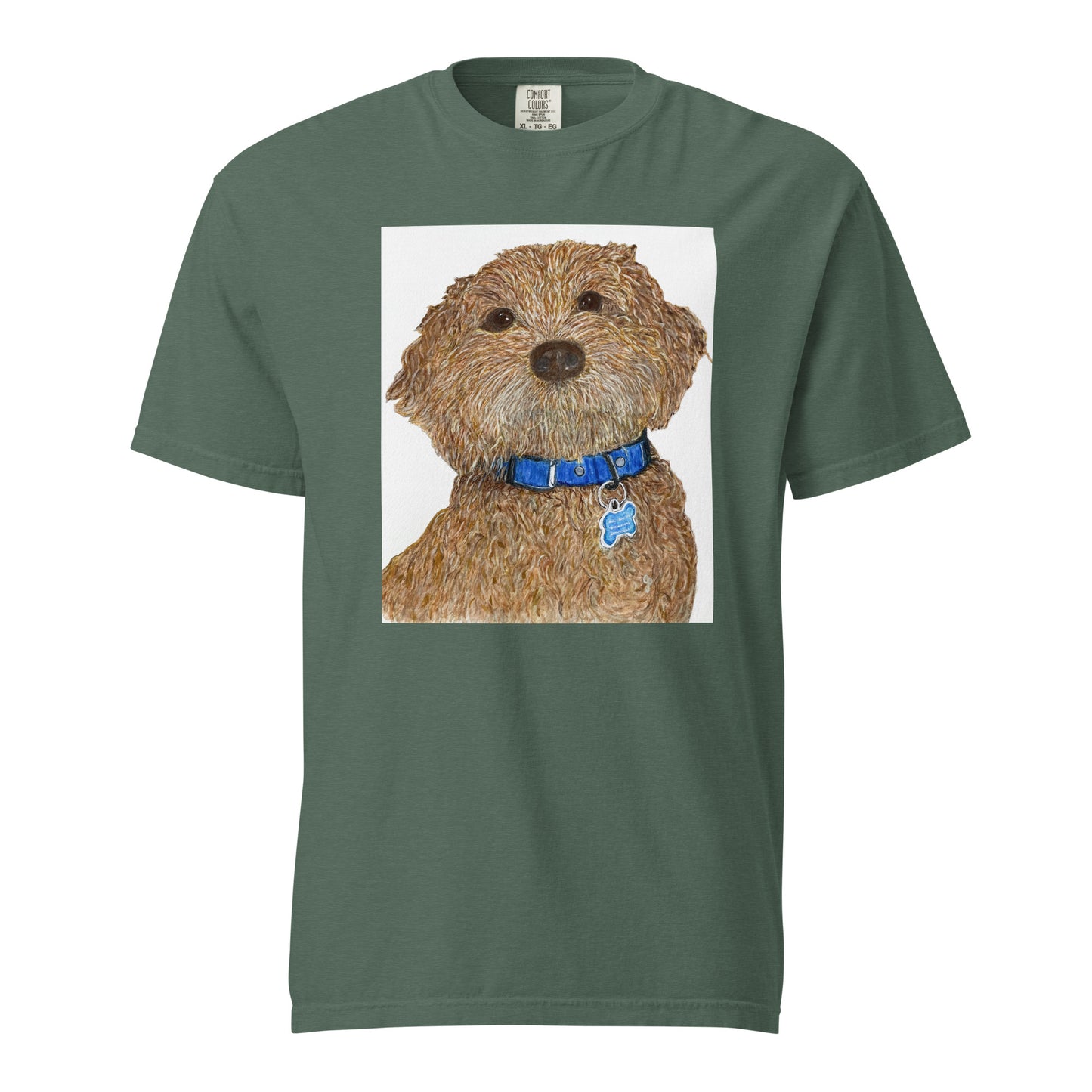 Comfort Colors short sleeve t-shirt featuring original artwork—garment-dyed for a soft, lived-in feel; relaxed fit, durable cotton fabric, and perfect for casual wear, art lovers, or gifting.
