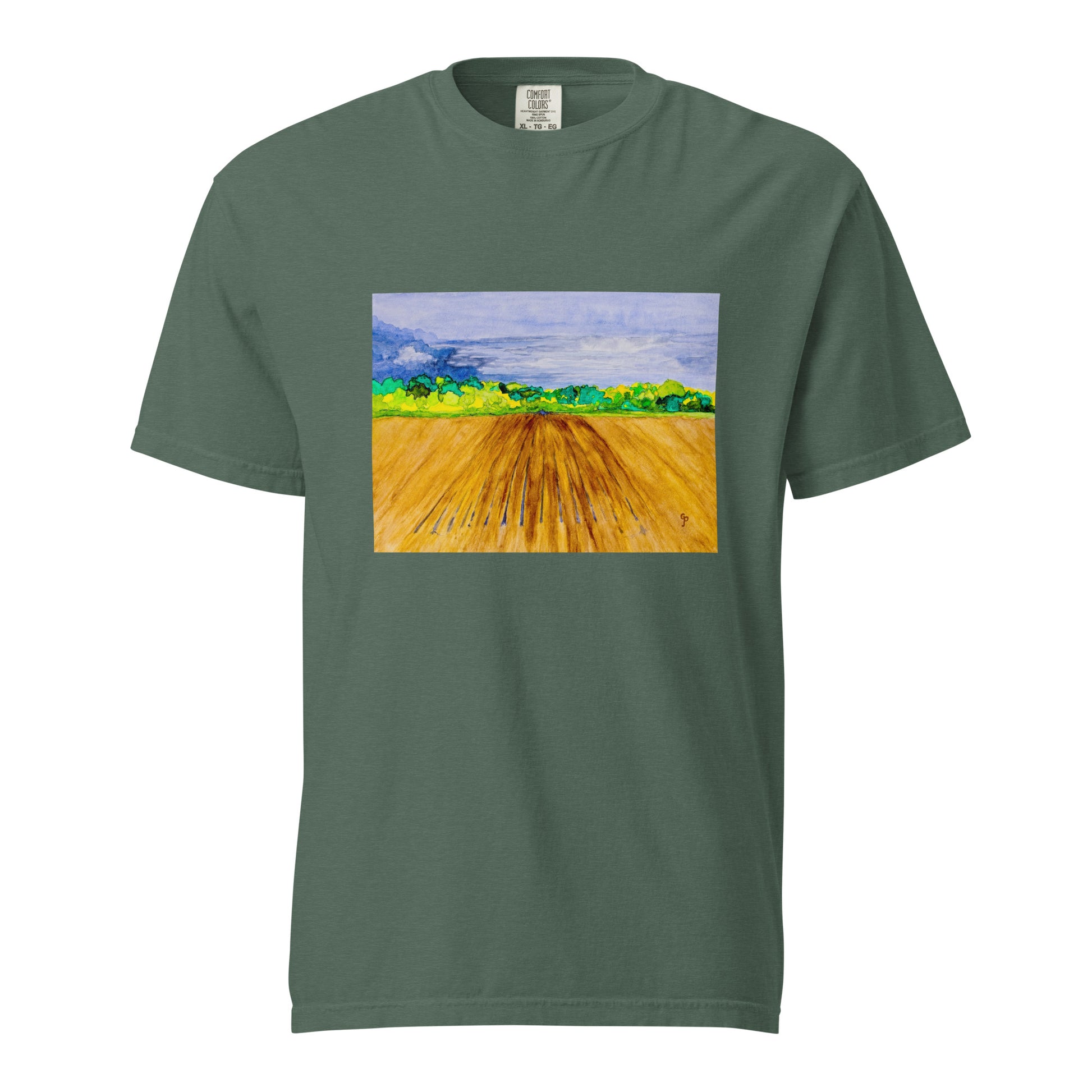 Comfort Colors short sleeve t-shirt featuring original artwork—garment-dyed for a soft, lived-in feel; relaxed fit, durable cotton fabric, and perfect for casual wear, art lovers, or gifting.