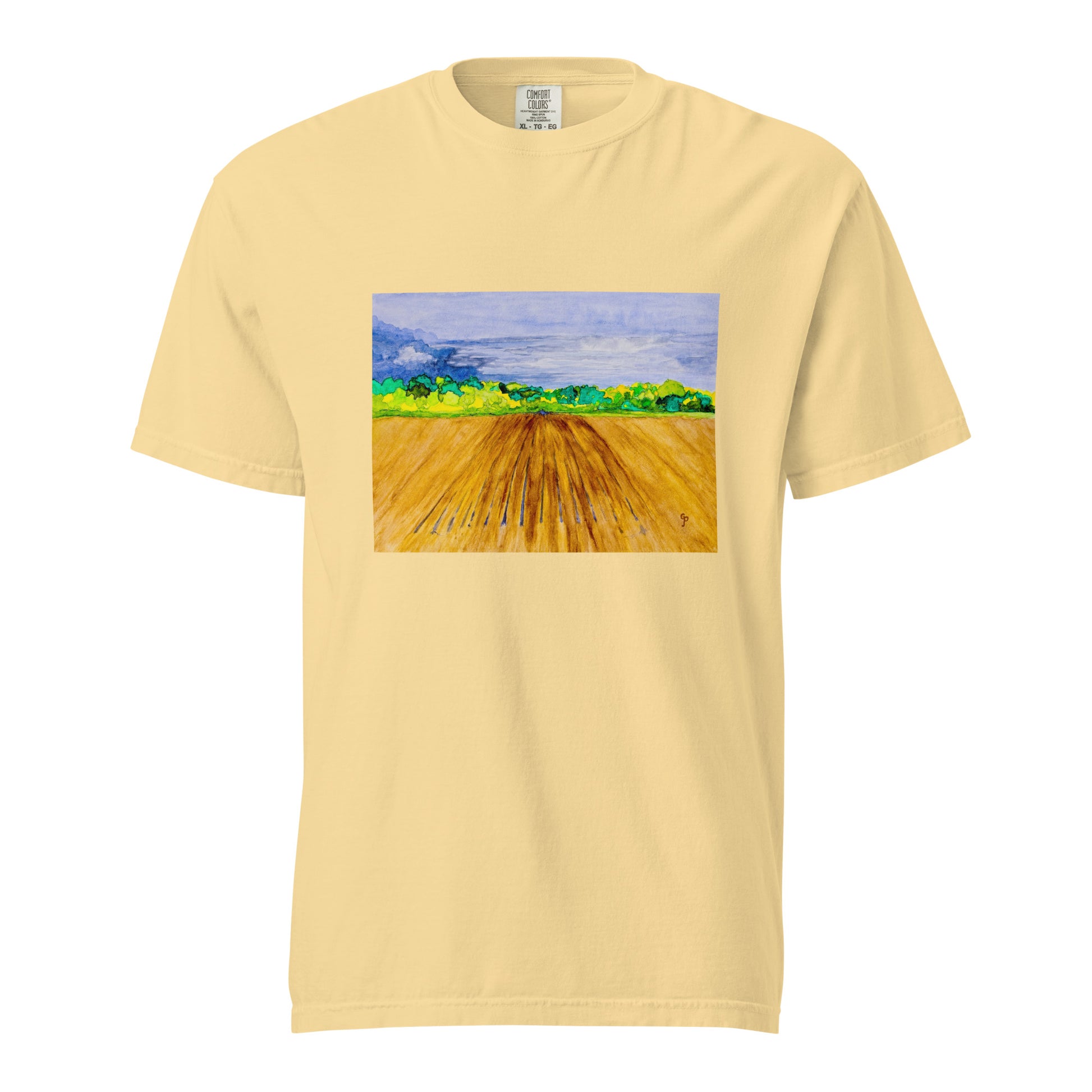 Comfort Colors short sleeve t-shirt featuring original artwork—garment-dyed for a soft, lived-in feel; relaxed fit, durable cotton fabric, and perfect for casual wear, art lovers, or gifting.