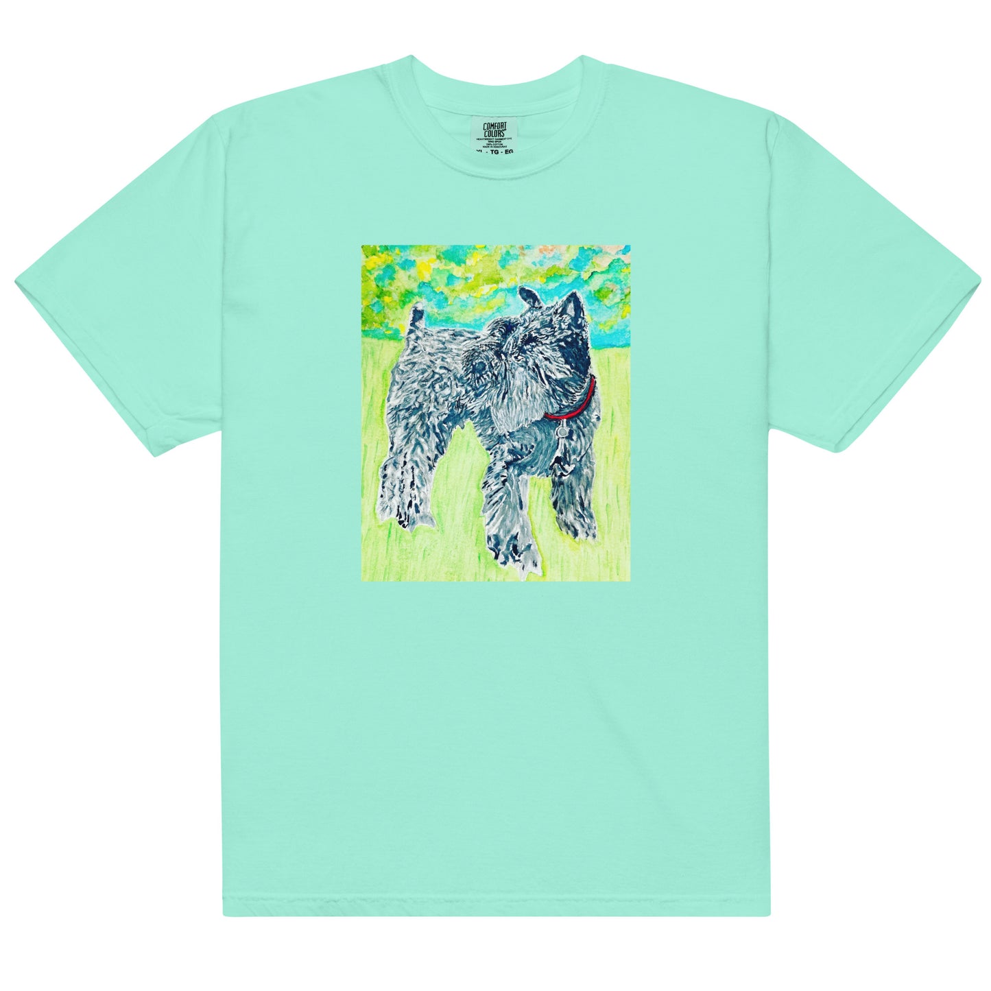 Comfort Colors short sleeve t-shirt featuring original artwork—garment-dyed for a soft, lived-in feel; relaxed fit, durable cotton fabric, and perfect for casual wear, art lovers, or gifting.