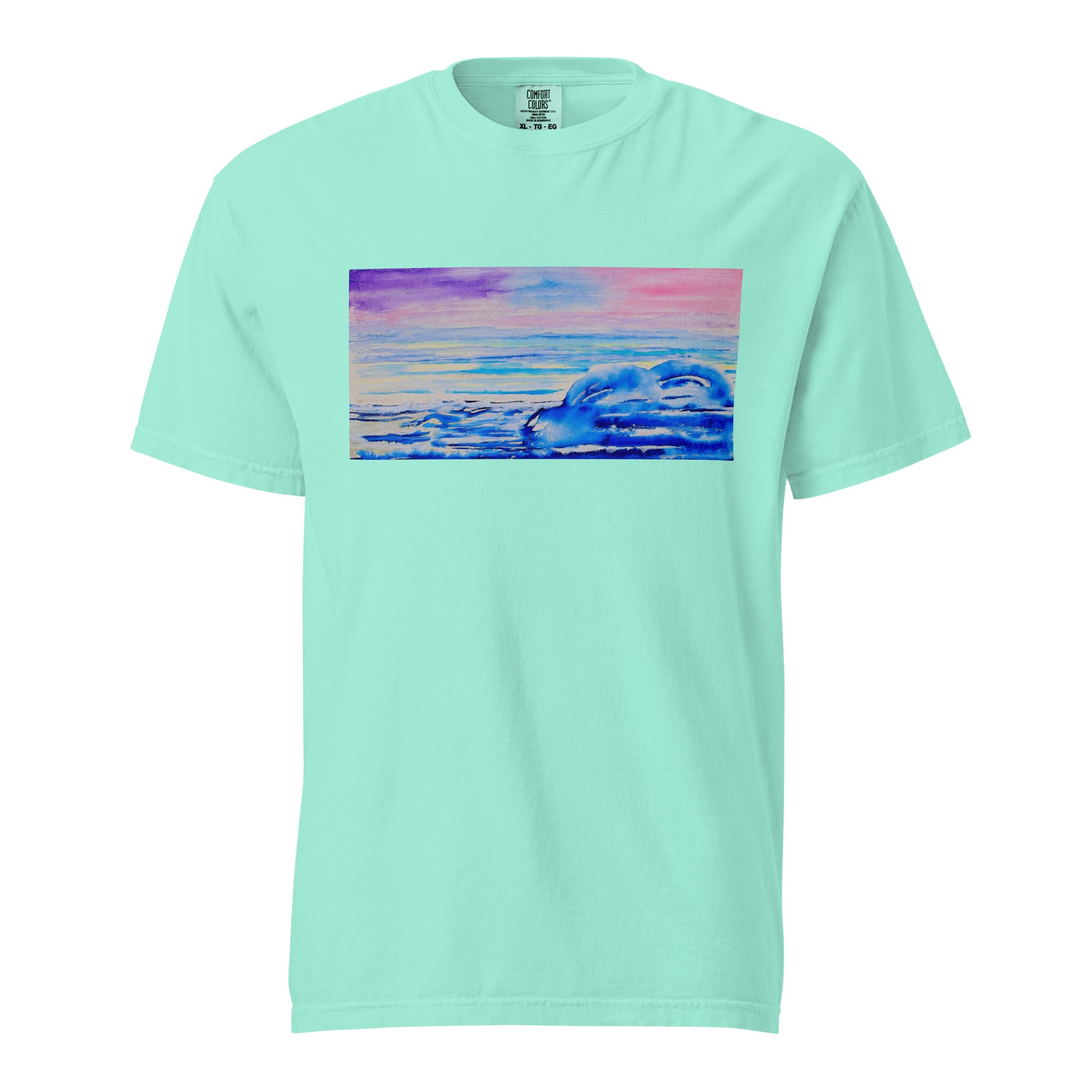 Comfort Colors short sleeve t-shirt featuring original artwork—garment-dyed for a soft, lived-in feel; relaxed fit, durable cotton fabric, and perfect for casual wear, art lovers, or gifting.