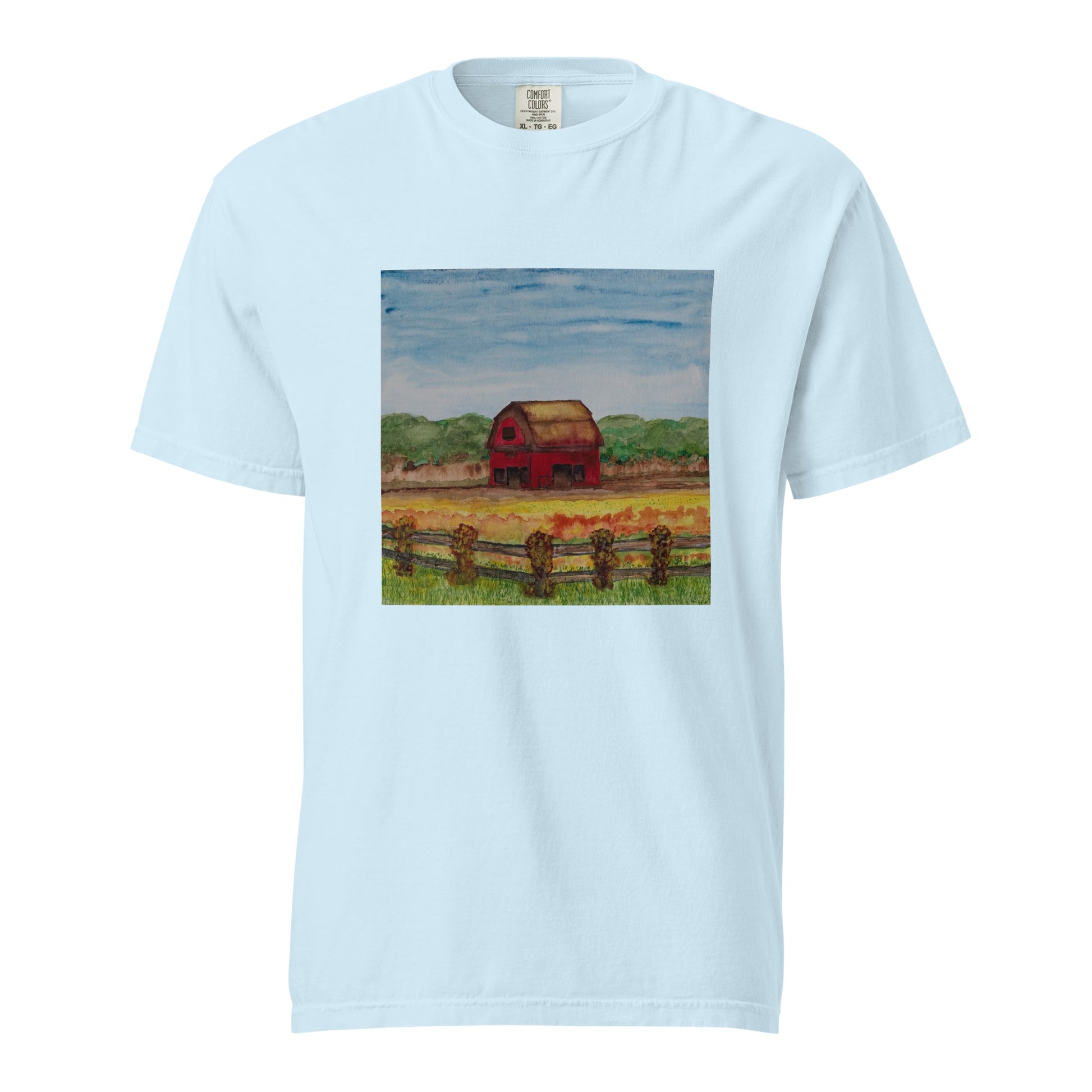 Comfort Colors short sleeve t-shirt featuring original artwork—garment-dyed for a soft, lived-in feel; relaxed fit, durable cotton fabric, and perfect for casual wear, art lovers, or gifting.