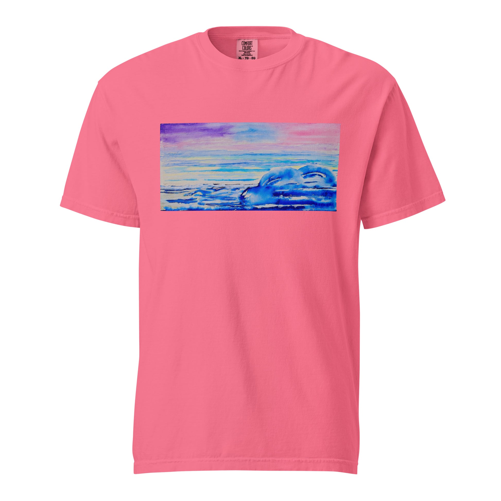 Comfort Colors short sleeve t-shirt featuring original artwork—garment-dyed for a soft, lived-in feel; relaxed fit, durable cotton fabric, and perfect for casual wear, art lovers, or gifting.