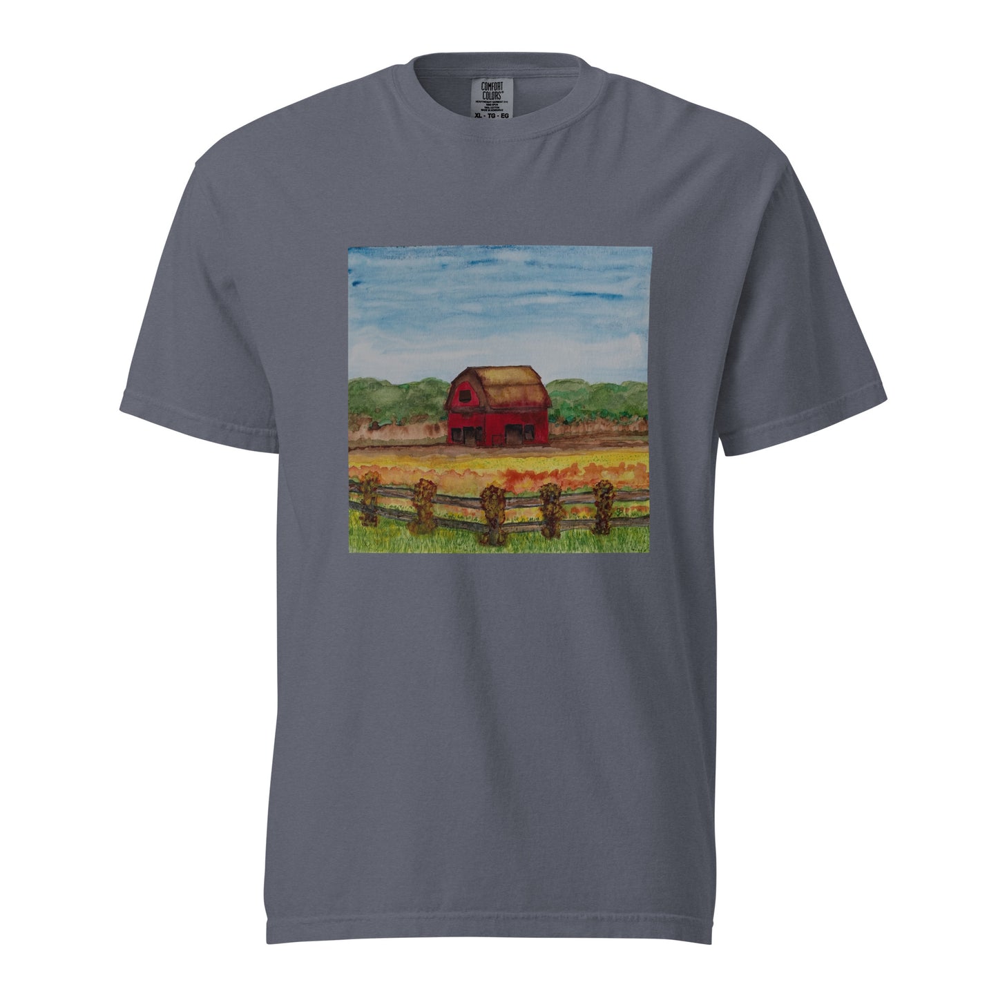 Comfort Colors short sleeve t-shirt featuring original artwork—garment-dyed for a soft, lived-in feel; relaxed fit, durable cotton fabric, and perfect for casual wear, art lovers, or gifting.