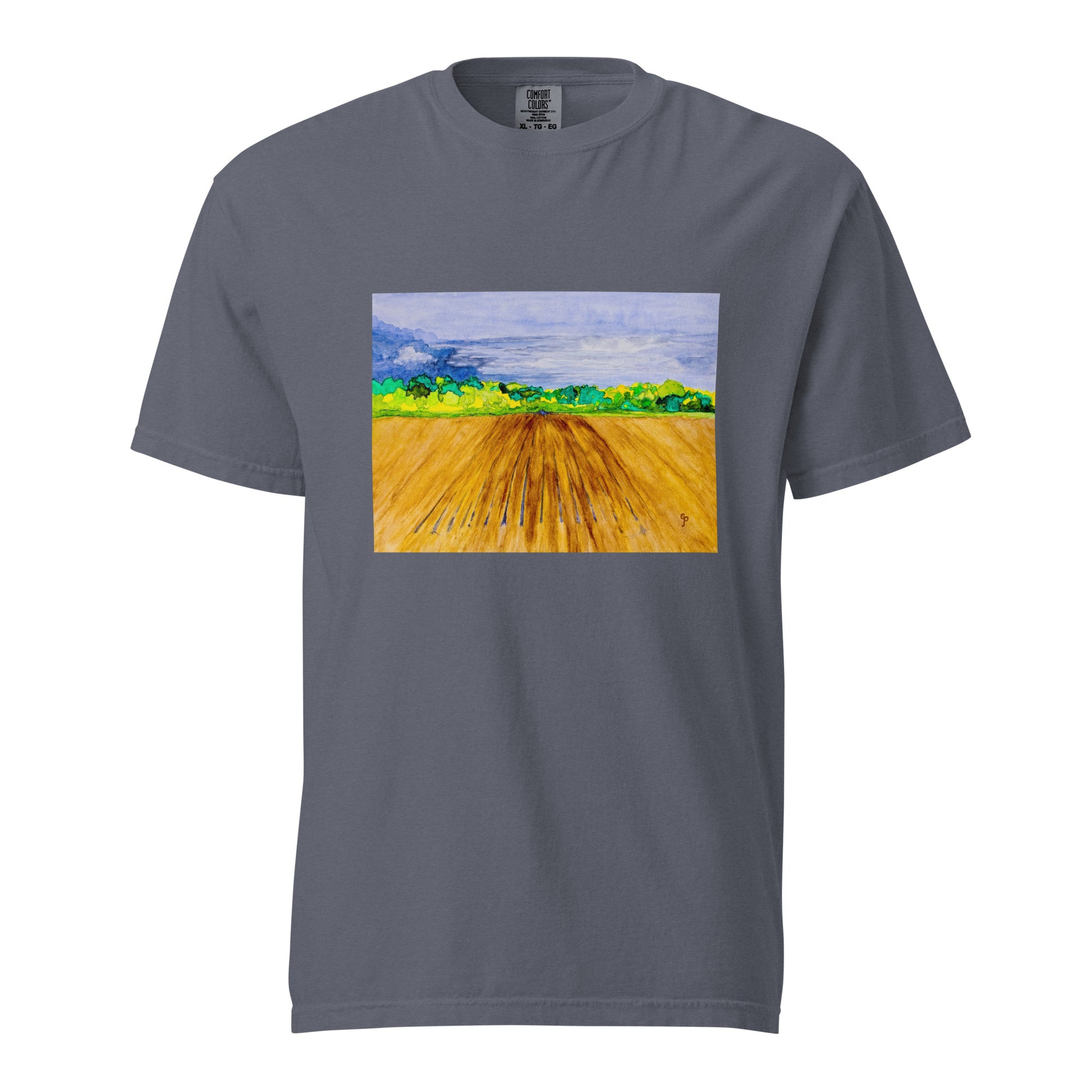 Comfort Colors short sleeve t-shirt featuring original artwork—garment-dyed for a soft, lived-in feel; relaxed fit, durable cotton fabric, and perfect for casual wear, art lovers, or gifting.