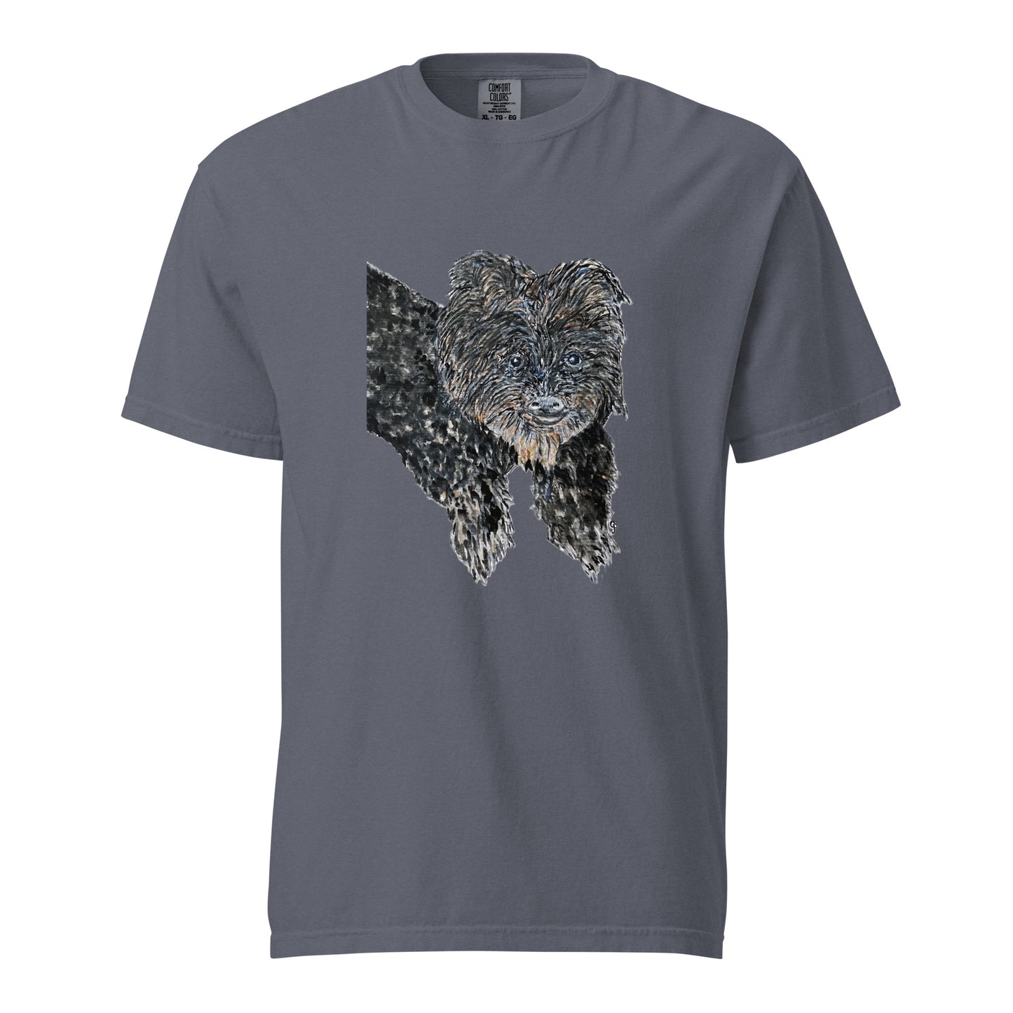 Comfort Colors short sleeve t-shirt featuring original artwork—garment-dyed for a soft, lived-in feel; relaxed fit, durable cotton fabric, and perfect for casual wear, art lovers, or gifting.
