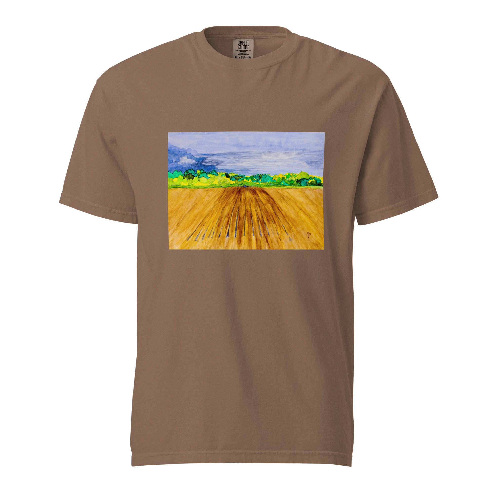 Comfort Colors short sleeve t-shirt featuring original artwork—garment-dyed for a soft, lived-in feel; relaxed fit, durable cotton fabric, and perfect for casual wear, art lovers, or gifting.
