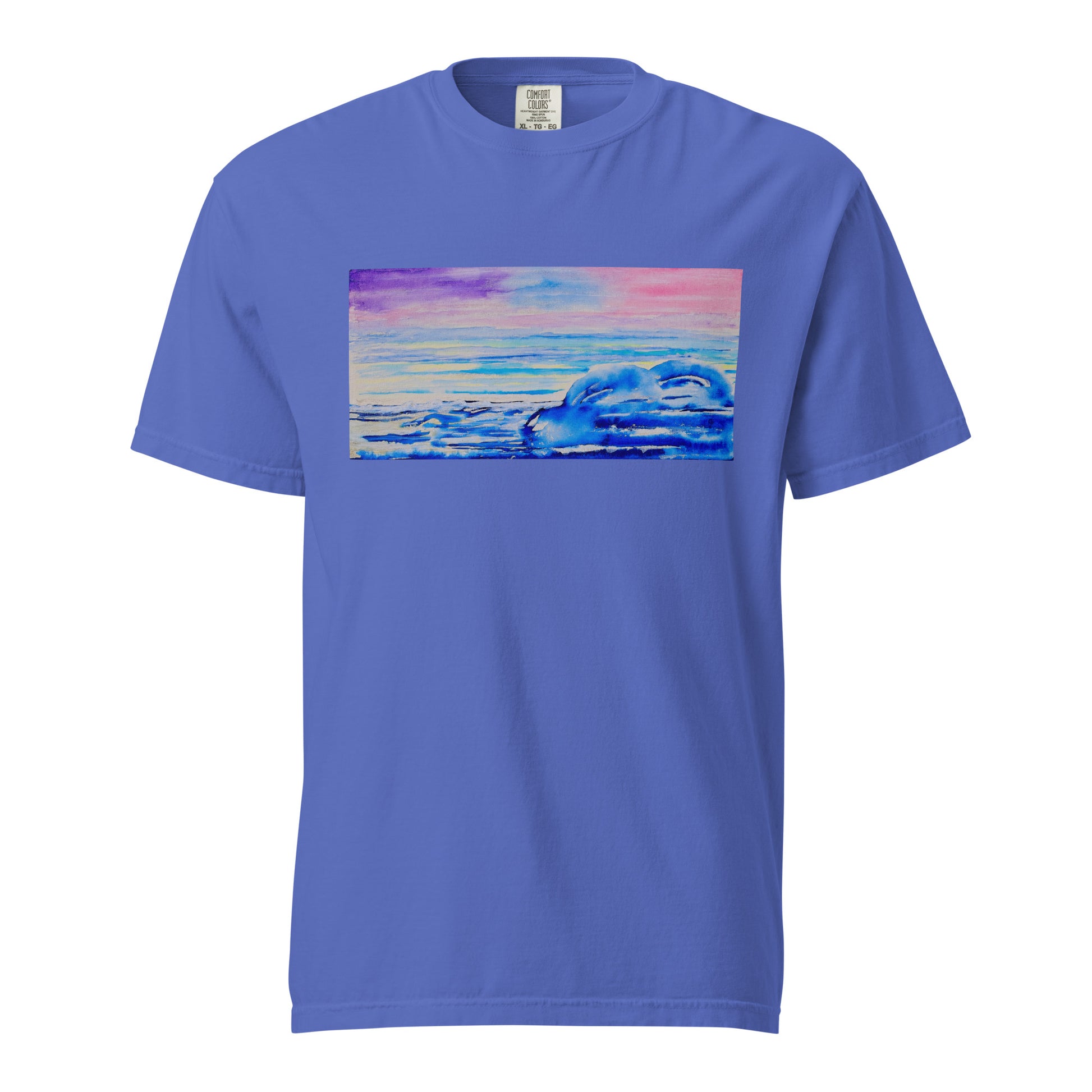 Comfort Colors short sleeve t-shirt featuring original artwork—garment-dyed for a soft, lived-in feel; relaxed fit, durable cotton fabric, and perfect for casual wear, art lovers, or gifting.