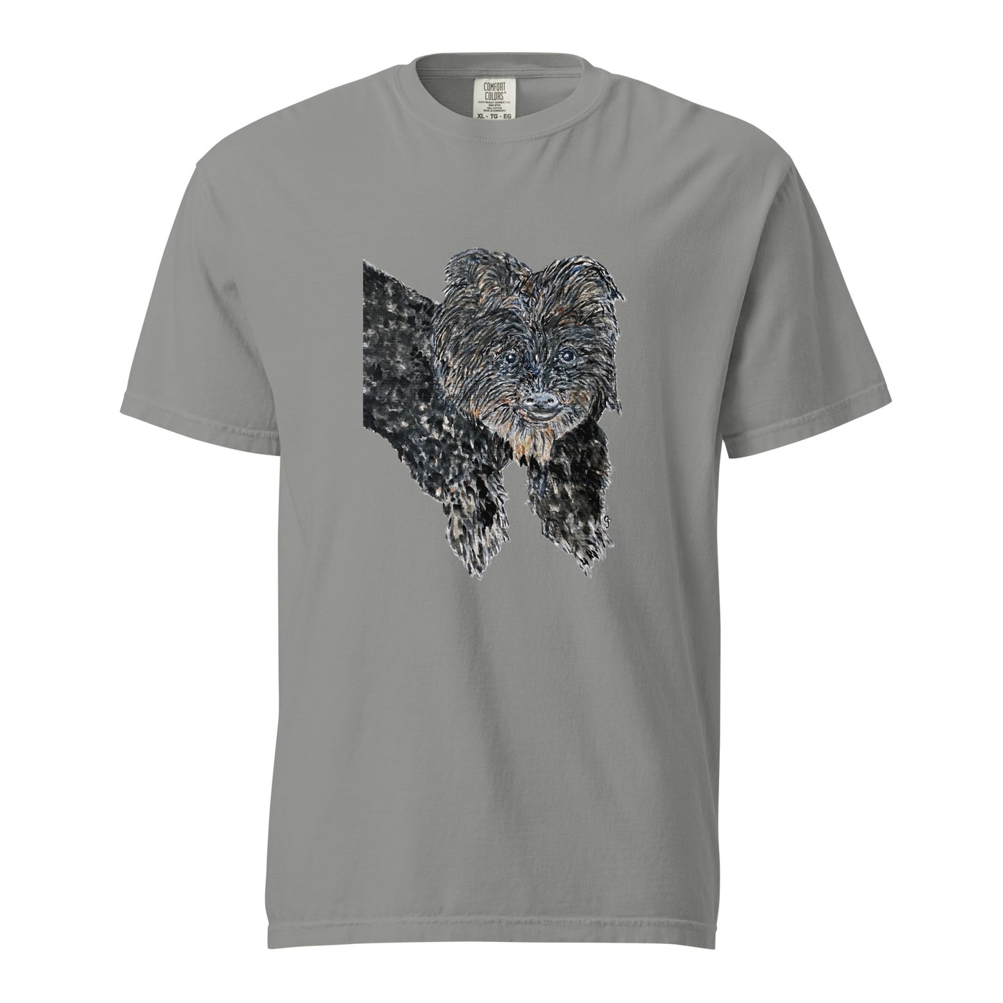 Comfort Colors short sleeve t-shirt featuring original artwork—garment-dyed for a soft, lived-in feel; relaxed fit, durable cotton fabric, and perfect for casual wear, art lovers, or gifting.