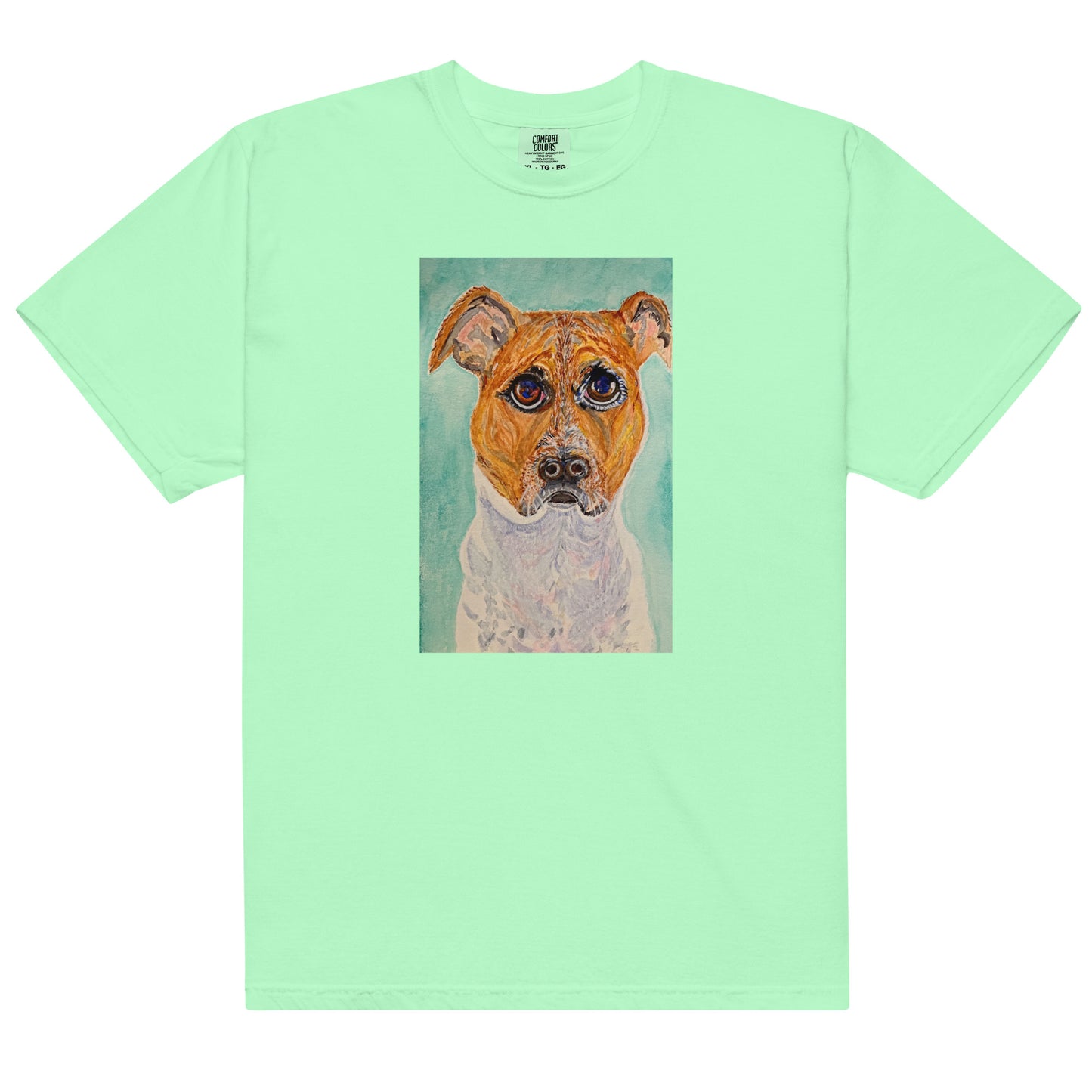 Comfort Colors short sleeve t-shirt featuring original artwork—garment-dyed for a soft, lived-in feel; relaxed fit, durable cotton fabric, and perfect for casual wear, art lovers, or gifting.