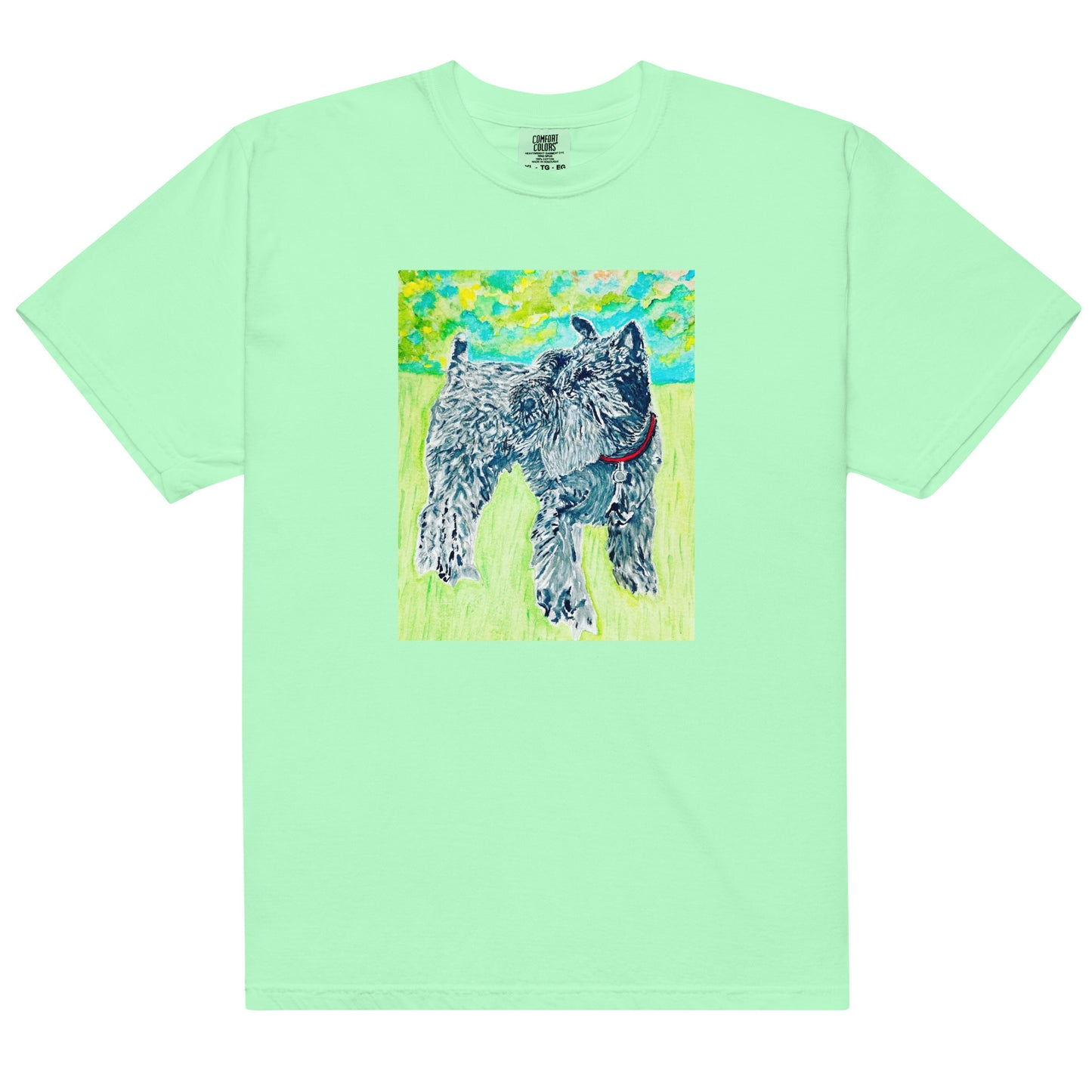 Comfort Colors short sleeve t-shirt featuring original artwork—garment-dyed for a soft, lived-in feel; relaxed fit, durable cotton fabric, and perfect for casual wear, art lovers, or gifting.