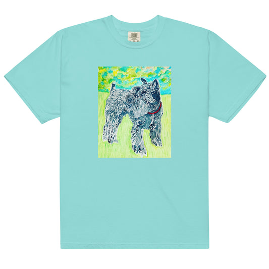 Comfort Colors short sleeve t-shirt featuring original artwork—garment-dyed for a soft, lived-in feel; relaxed fit, durable cotton fabric, and perfect for casual wear, art lovers, or gifting.