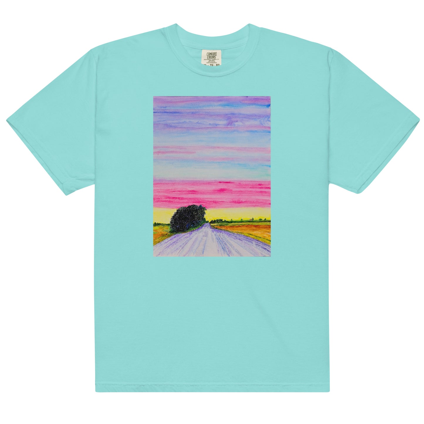 Comfort Colors short sleeve t-shirt featuring original artwork—garment-dyed for a soft, lived-in feel; relaxed fit, durable cotton fabric, and perfect for casual wear, art lovers, or gifting.