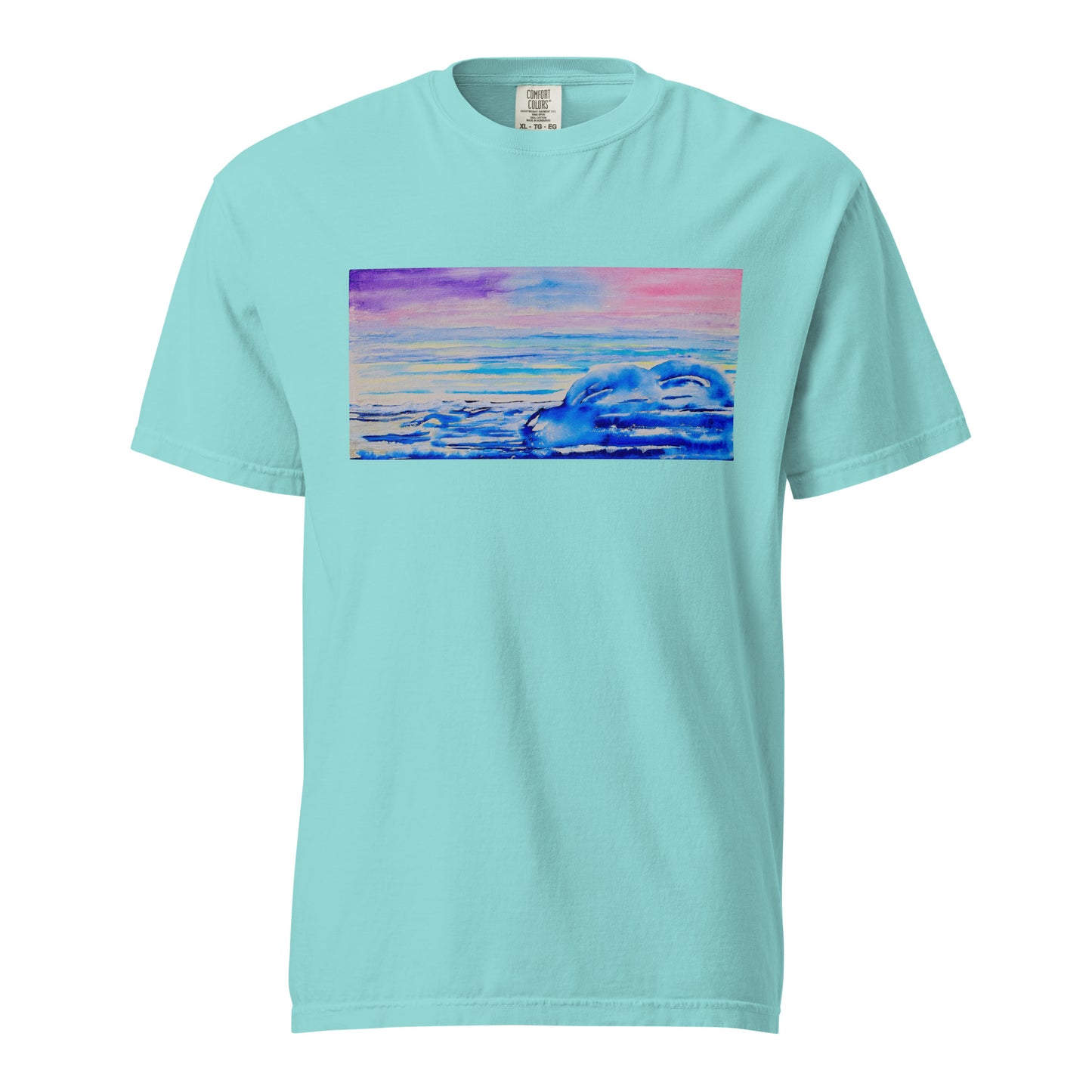 Comfort Colors short sleeve t-shirt featuring original artwork—garment-dyed for a soft, lived-in feel; relaxed fit, durable cotton fabric, and perfect for casual wear, art lovers, or gifting.