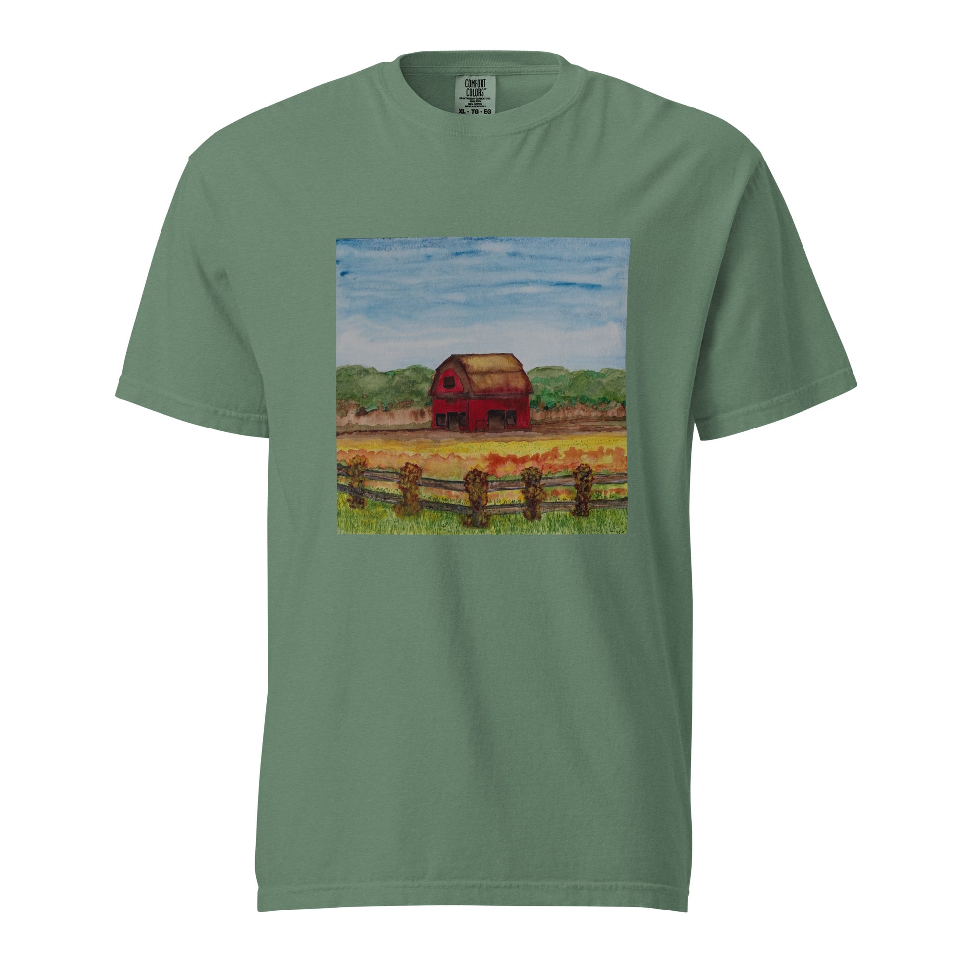 Comfort Colors short sleeve t-shirt featuring original artwork—garment-dyed for a soft, lived-in feel; relaxed fit, durable cotton fabric, and perfect for casual wear, art lovers, or gifting.
