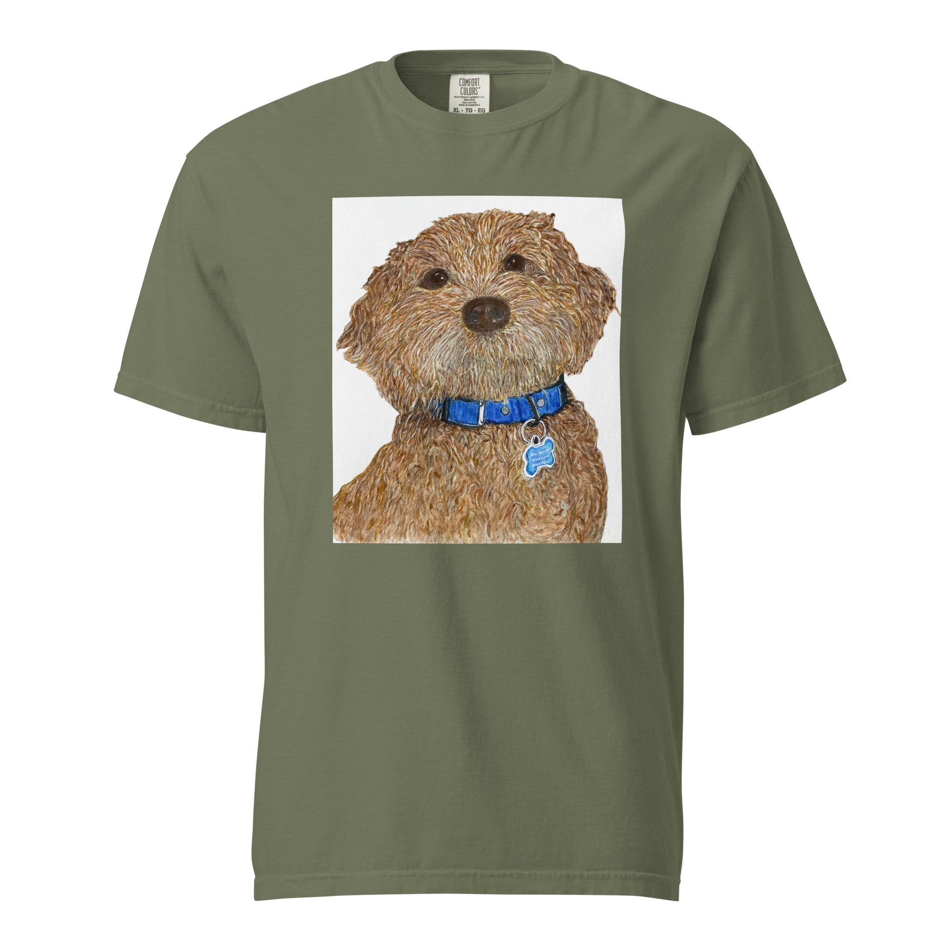 Comfort Colors short sleeve t-shirt featuring original artwork—garment-dyed for a soft, lived-in feel; relaxed fit, durable cotton fabric, and perfect for casual wear, art lovers, or gifting.