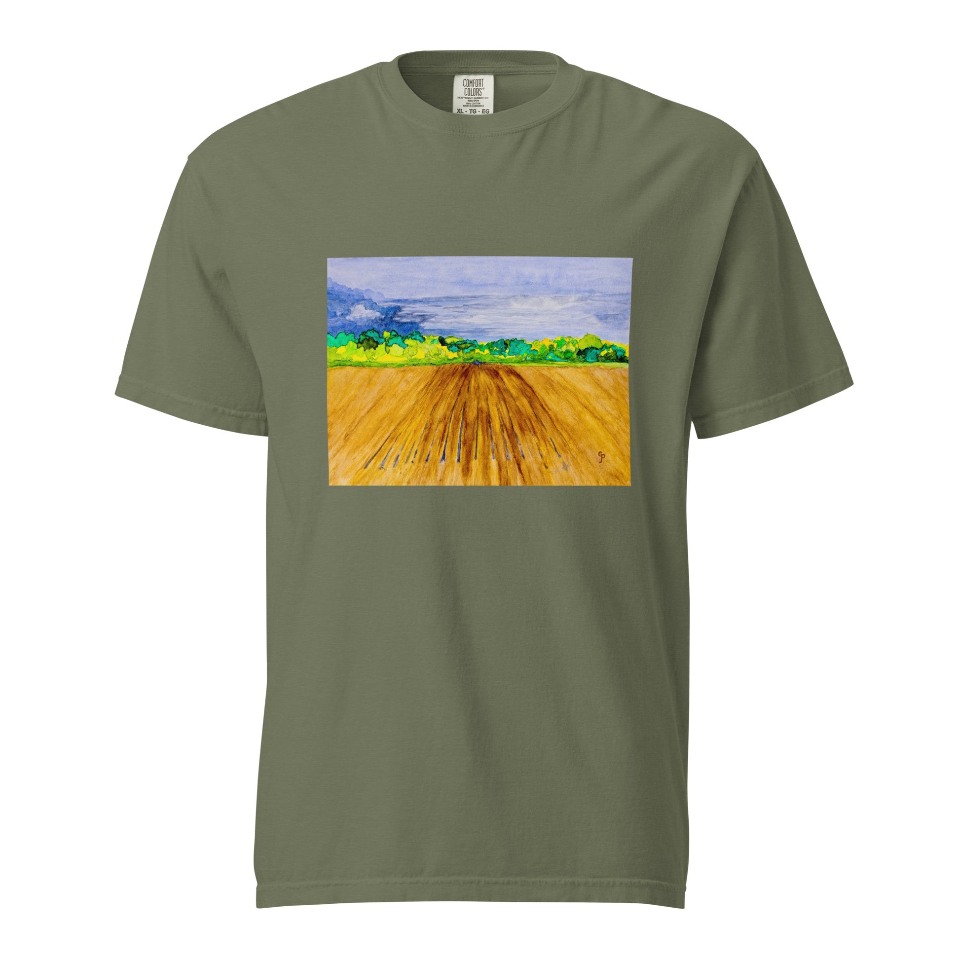 Comfort Colors short sleeve t-shirt featuring original artwork—garment-dyed for a soft, lived-in feel; relaxed fit, durable cotton fabric, and perfect for casual wear, art lovers, or gifting.