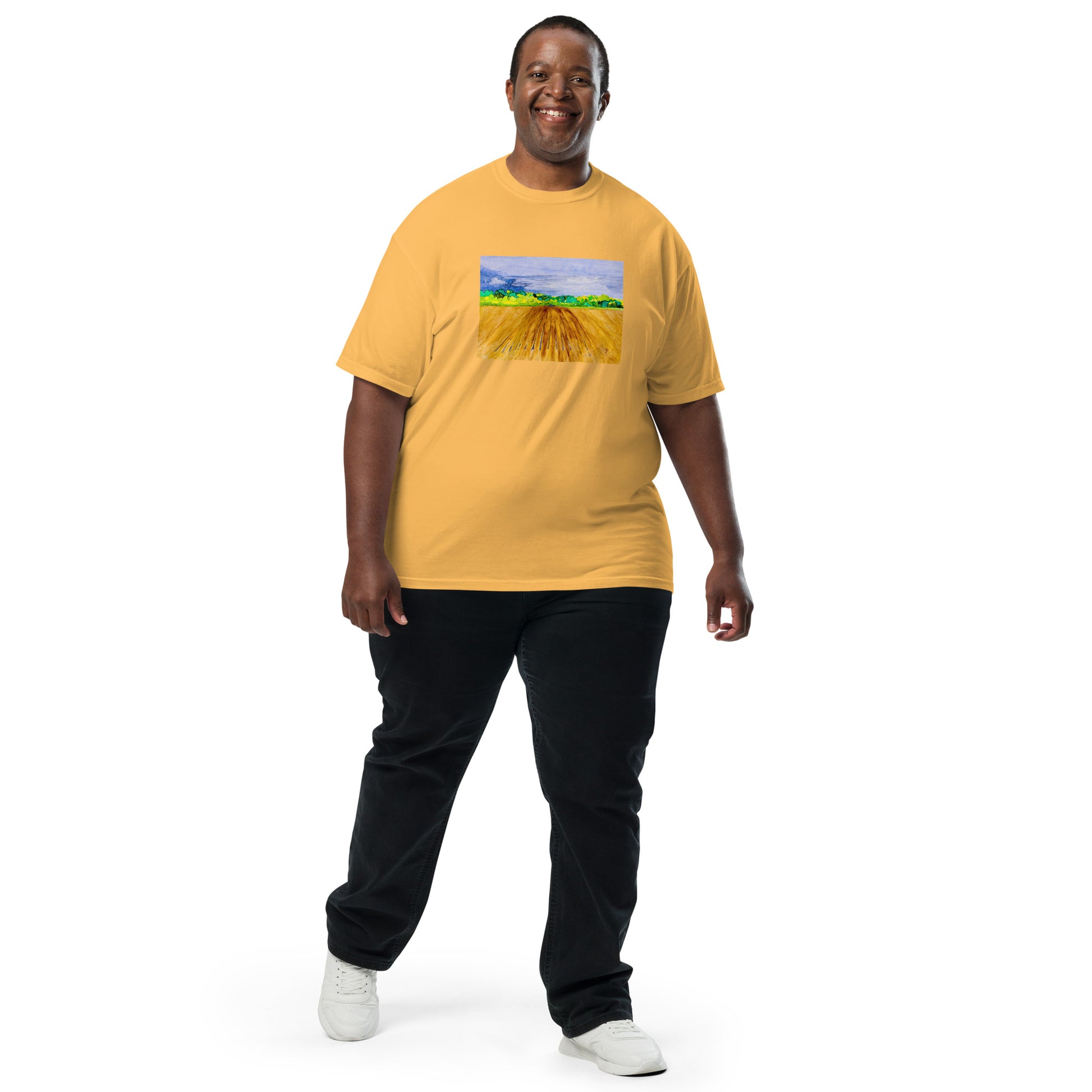 Comfort Colors short sleeve t-shirt featuring original artwork—garment-dyed for a soft, lived-in feel; relaxed fit, durable cotton fabric, and perfect for casual wear, art lovers, or gifting.