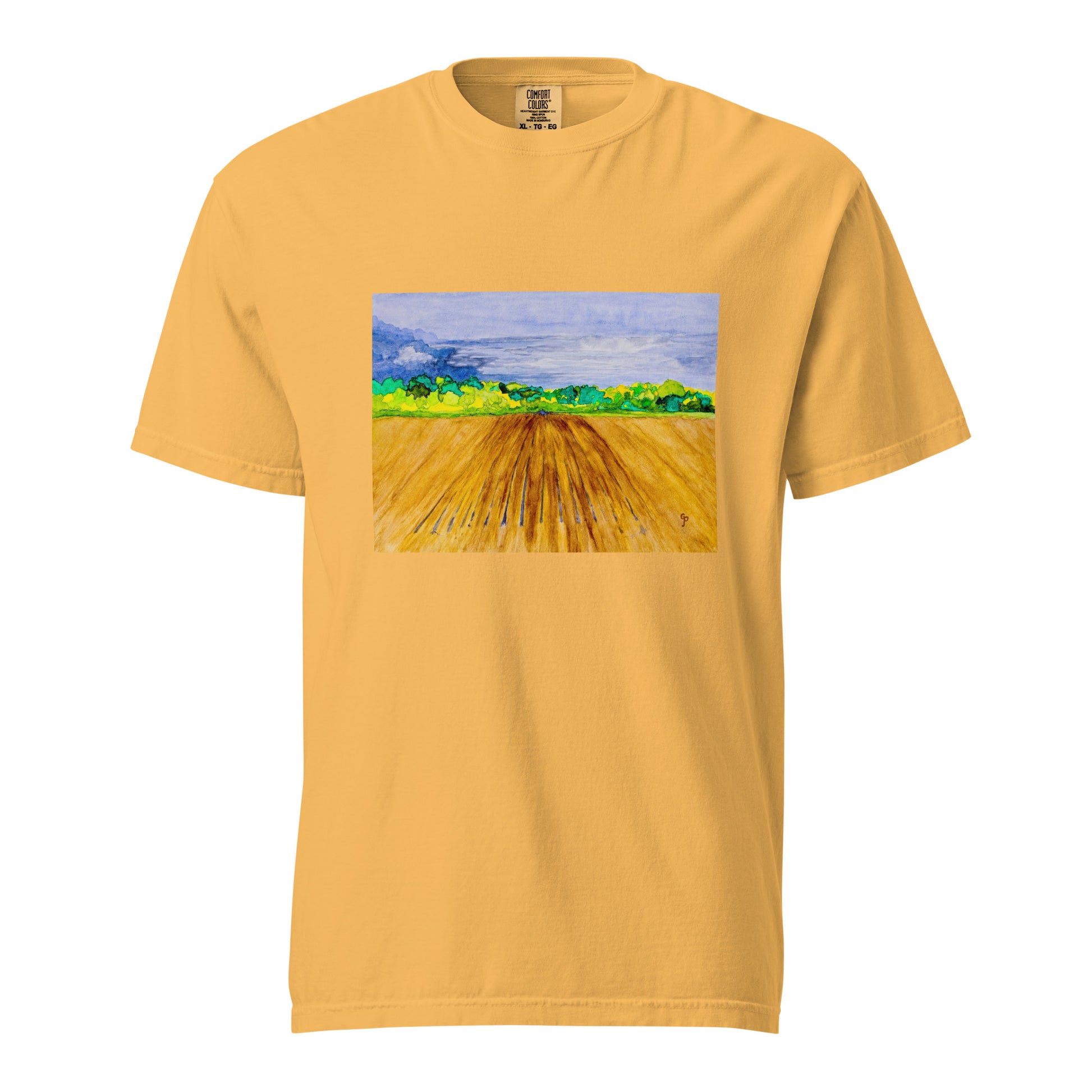 Comfort Colors short sleeve t-shirt featuring original artwork—garment-dyed for a soft, lived-in feel; relaxed fit, durable cotton fabric, and perfect for casual wear, art lovers, or gifting.