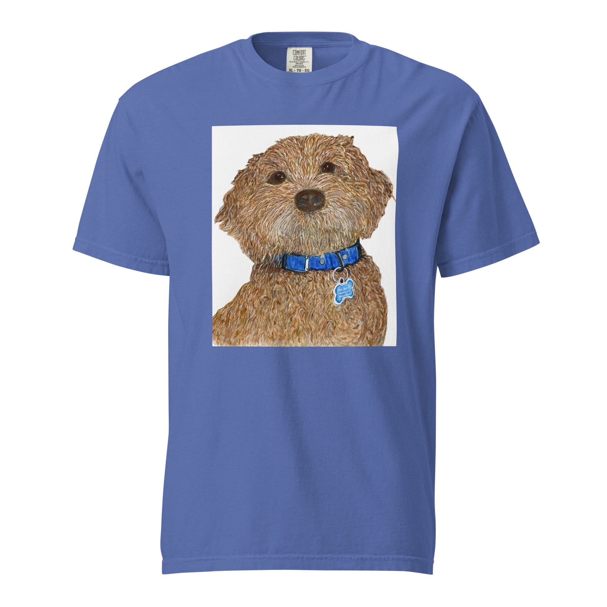 Comfort Colors short sleeve t-shirt featuring original artwork—garment-dyed for a soft, lived-in feel; relaxed fit, durable cotton fabric, and perfect for casual wear, art lovers, or gifting.