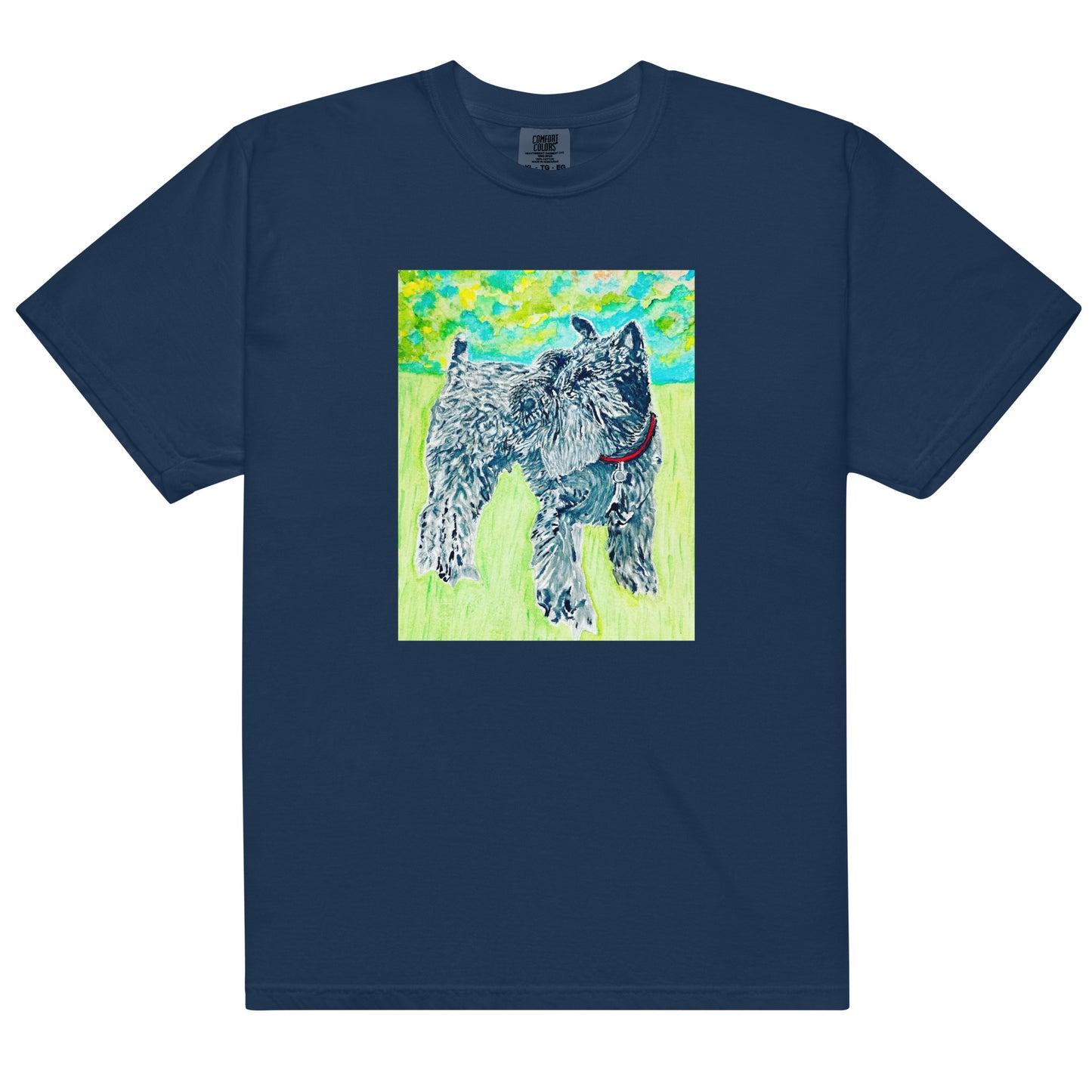 Comfort Colors short sleeve t-shirt featuring original artwork—garment-dyed for a soft, lived-in feel; relaxed fit, durable cotton fabric, and perfect for casual wear, art lovers, or gifting.