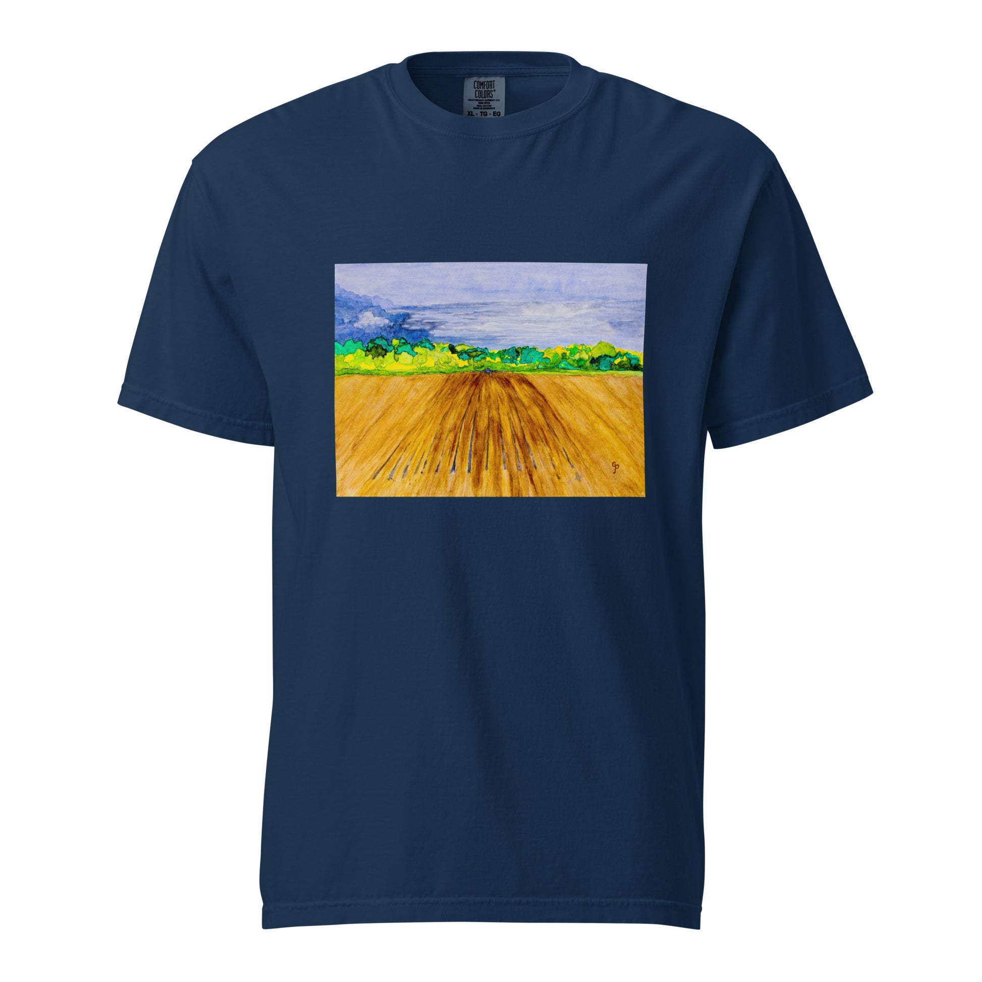 Comfort Colors short sleeve t-shirt featuring original artwork—garment-dyed for a soft, lived-in feel; relaxed fit, durable cotton fabric, and perfect for casual wear, art lovers, or gifting.