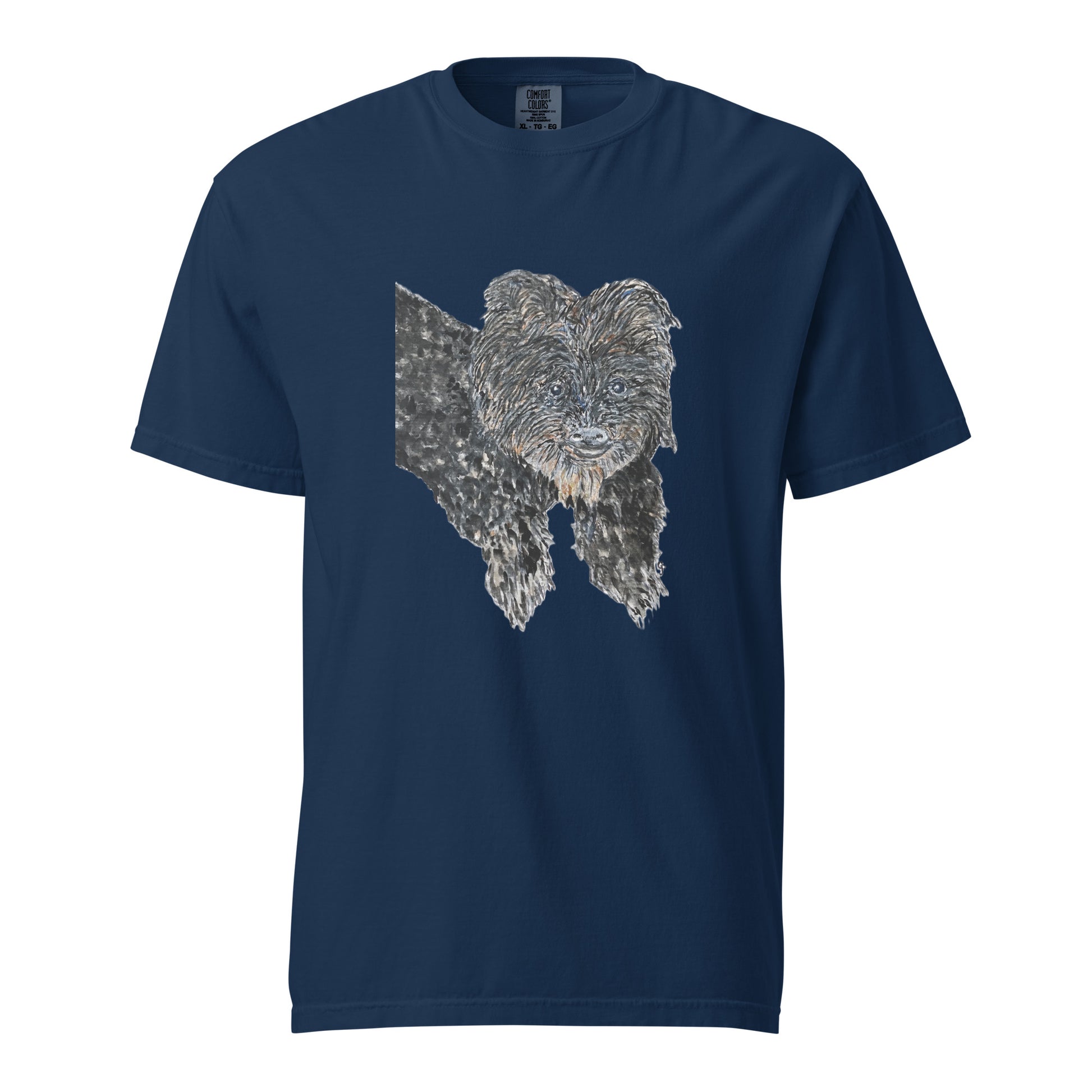 Comfort Colors short sleeve t-shirt featuring original artwork—garment-dyed for a soft, lived-in feel; relaxed fit, durable cotton fabric, and perfect for casual wear, art lovers, or gifting.