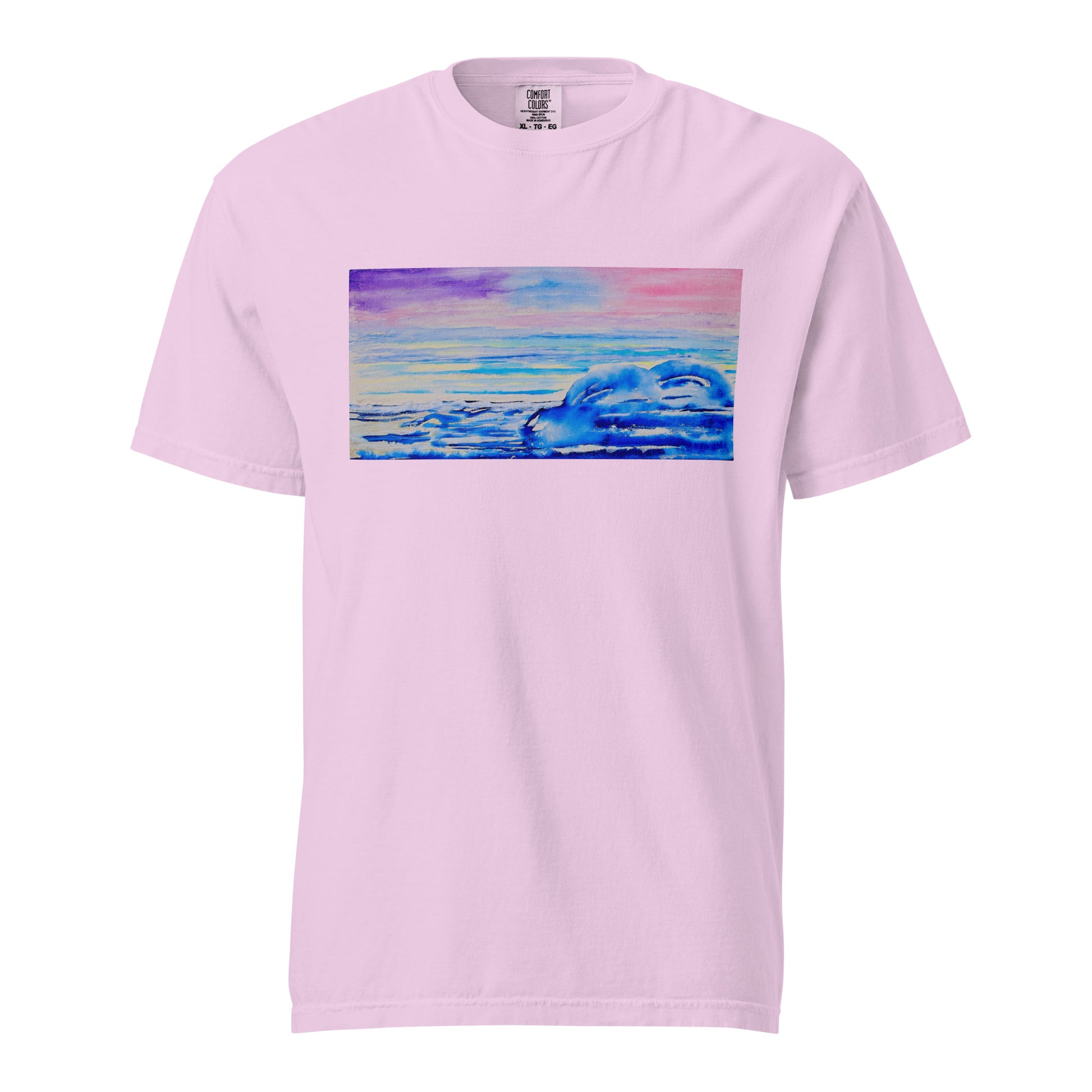 Comfort Colors short sleeve t-shirt featuring original artwork—garment-dyed for a soft, lived-in feel; relaxed fit, durable cotton fabric, and perfect for casual wear, art lovers, or gifting.