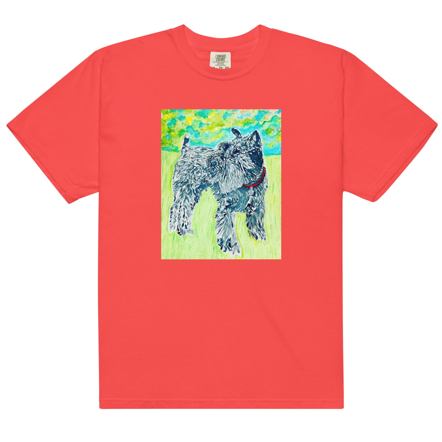 Comfort Colors short sleeve t-shirt featuring original artwork—garment-dyed for a soft, lived-in feel; relaxed fit, durable cotton fabric, and perfect for casual wear, art lovers, or gifting.