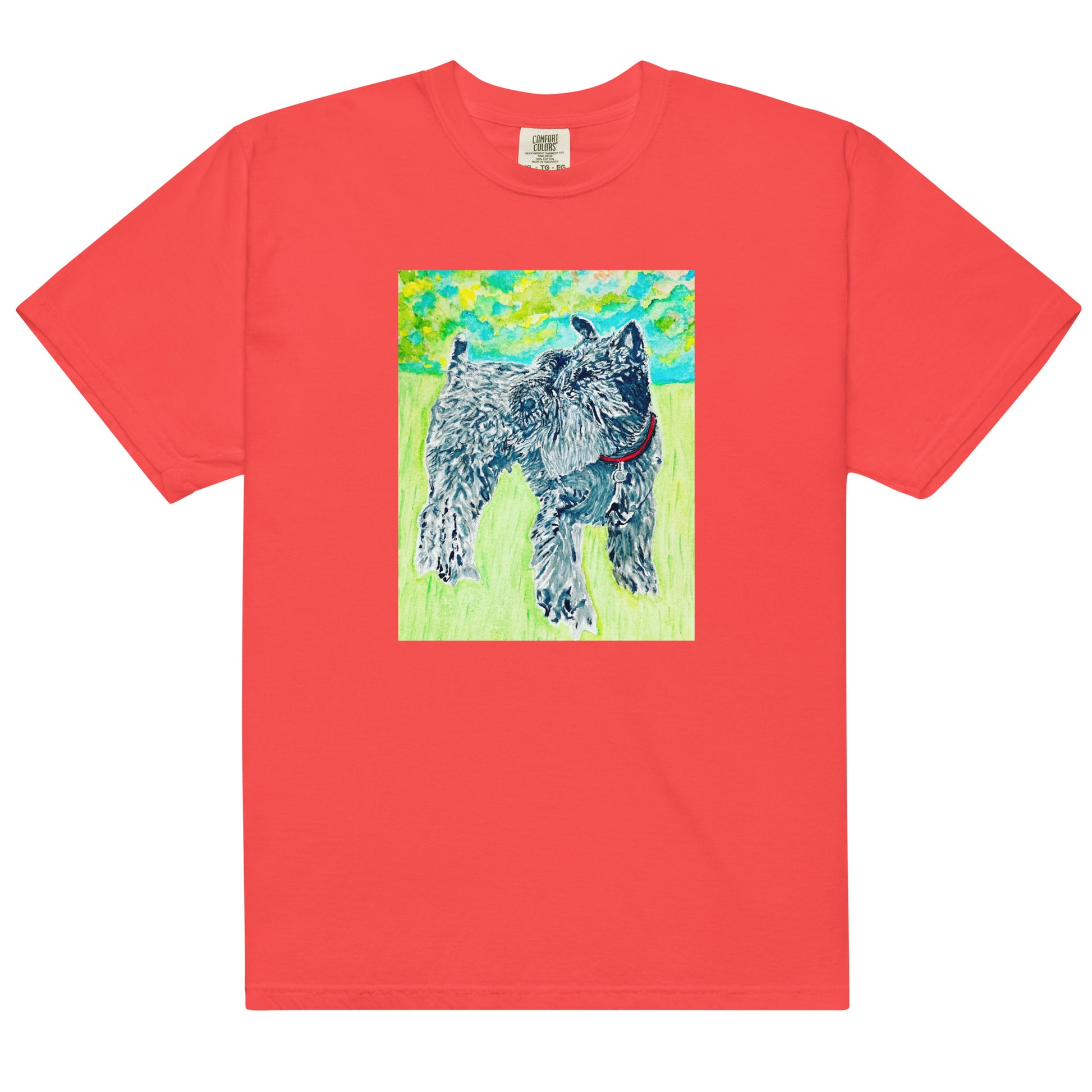 Comfort Colors short sleeve t-shirt featuring original artwork—garment-dyed for a soft, lived-in feel; relaxed fit, durable cotton fabric, and perfect for casual wear, art lovers, or gifting.
