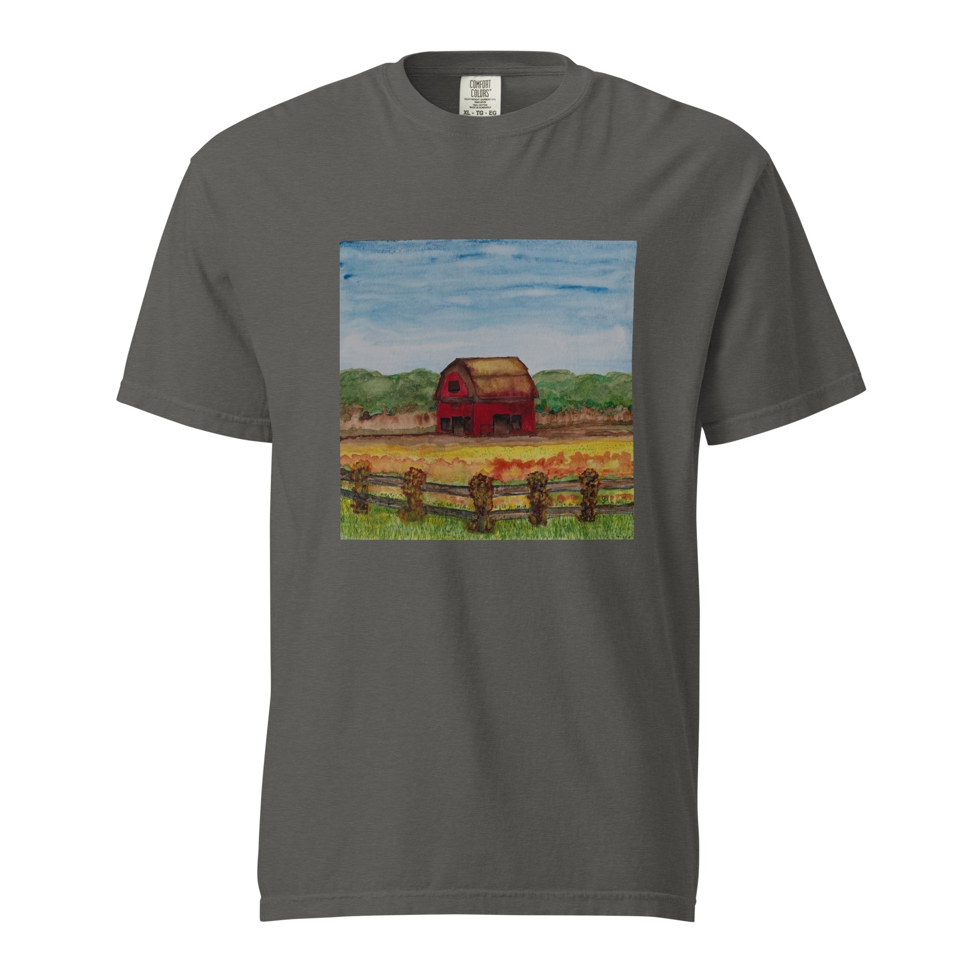 Comfort Colors short sleeve t-shirt featuring original artwork—garment-dyed for a soft, lived-in feel; relaxed fit, durable cotton fabric, and perfect for casual wear, art lovers, or gifting.