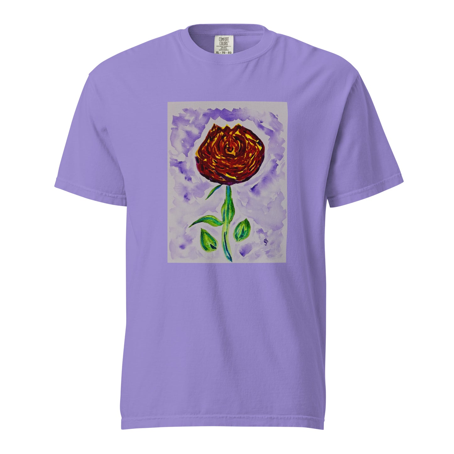 Comfort Colors short sleeve t-shirt featuring original artwork—garment-dyed for a soft, lived-in feel; relaxed fit, durable cotton fabric, and perfect for casual wear, art lovers, or gifting.