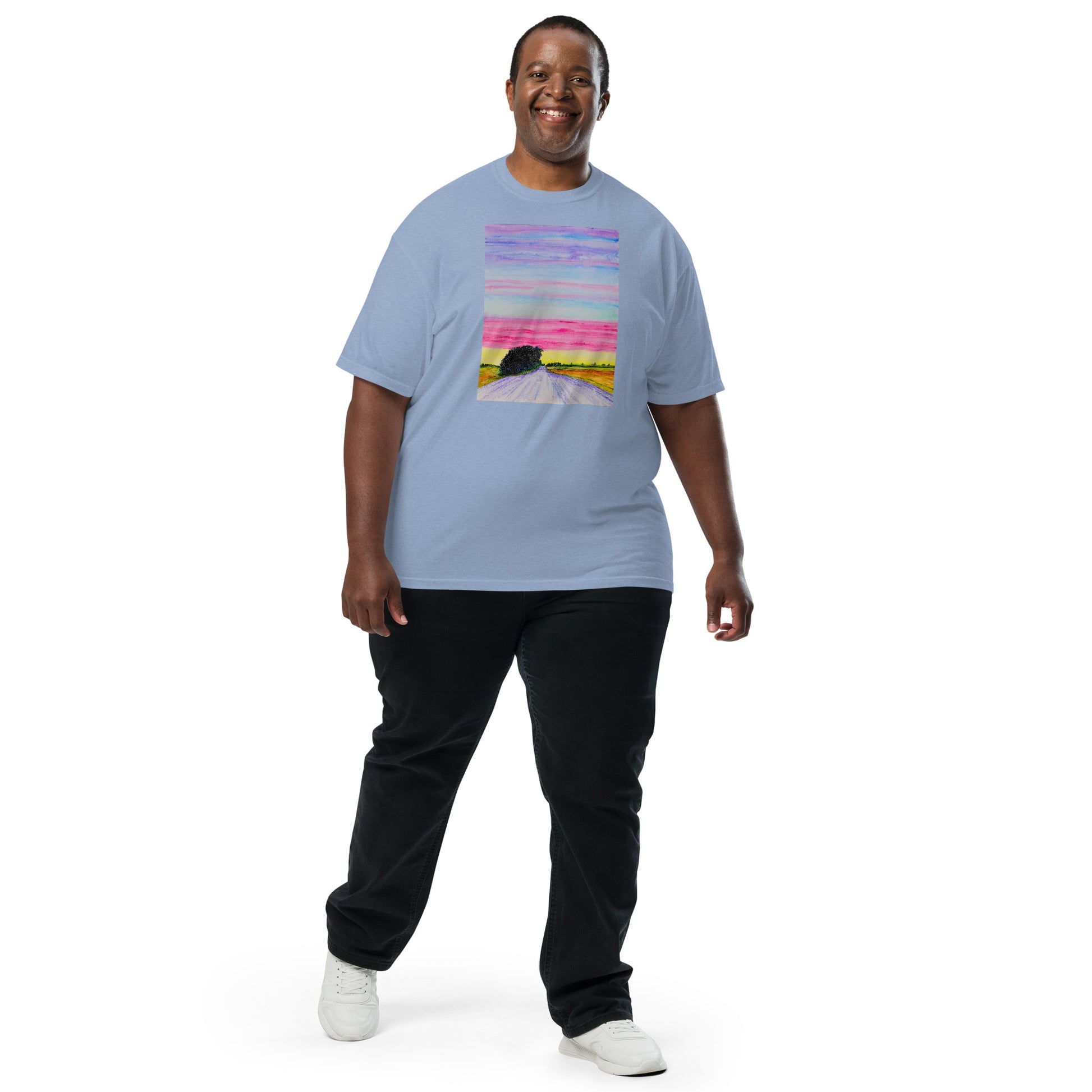 Comfort Colors short sleeve t-shirt featuring original artwork—garment-dyed for a soft, lived-in feel; relaxed fit, durable cotton fabric, and perfect for casual wear, art lovers, or gifting.