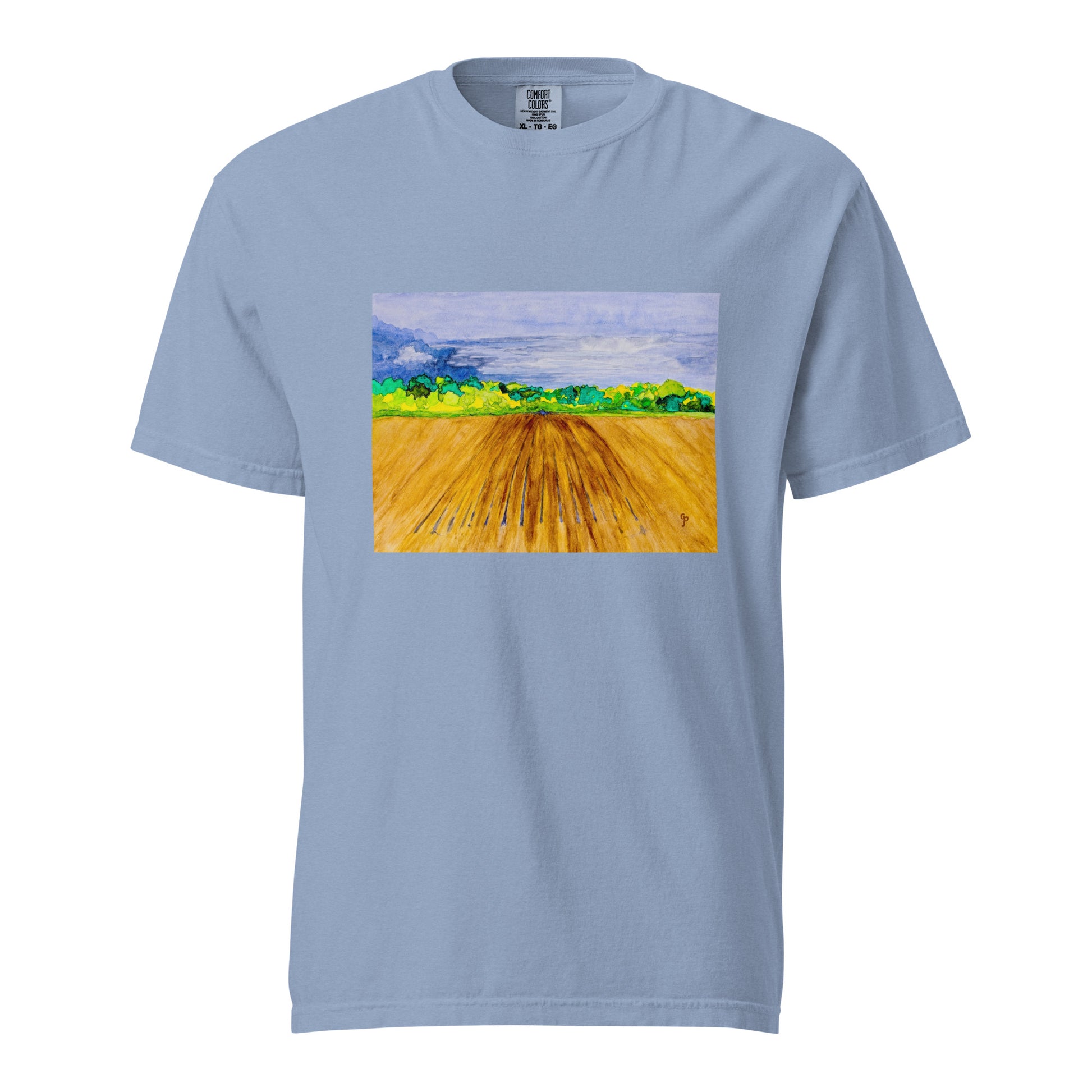 Comfort Colors short sleeve t-shirt featuring original artwork—garment-dyed for a soft, lived-in feel; relaxed fit, durable cotton fabric, and perfect for casual wear, art lovers, or gifting.