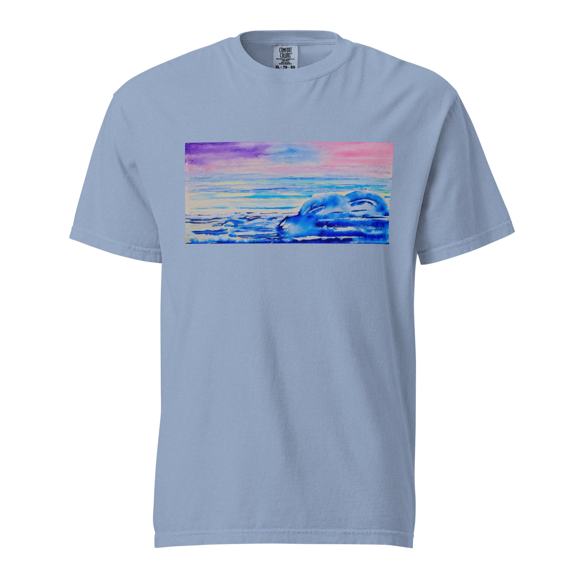 Comfort Colors short sleeve t-shirt featuring original artwork—garment-dyed for a soft, lived-in feel; relaxed fit, durable cotton fabric, and perfect for casual wear, art lovers, or gifting.