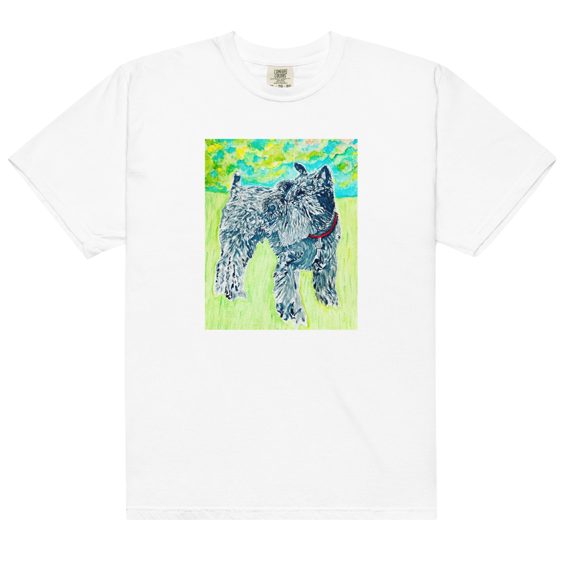 Comfort Colors short sleeve t-shirt featuring original artwork—garment-dyed for a soft, lived-in feel; relaxed fit, durable cotton fabric, and perfect for casual wear, art lovers, or gifting.