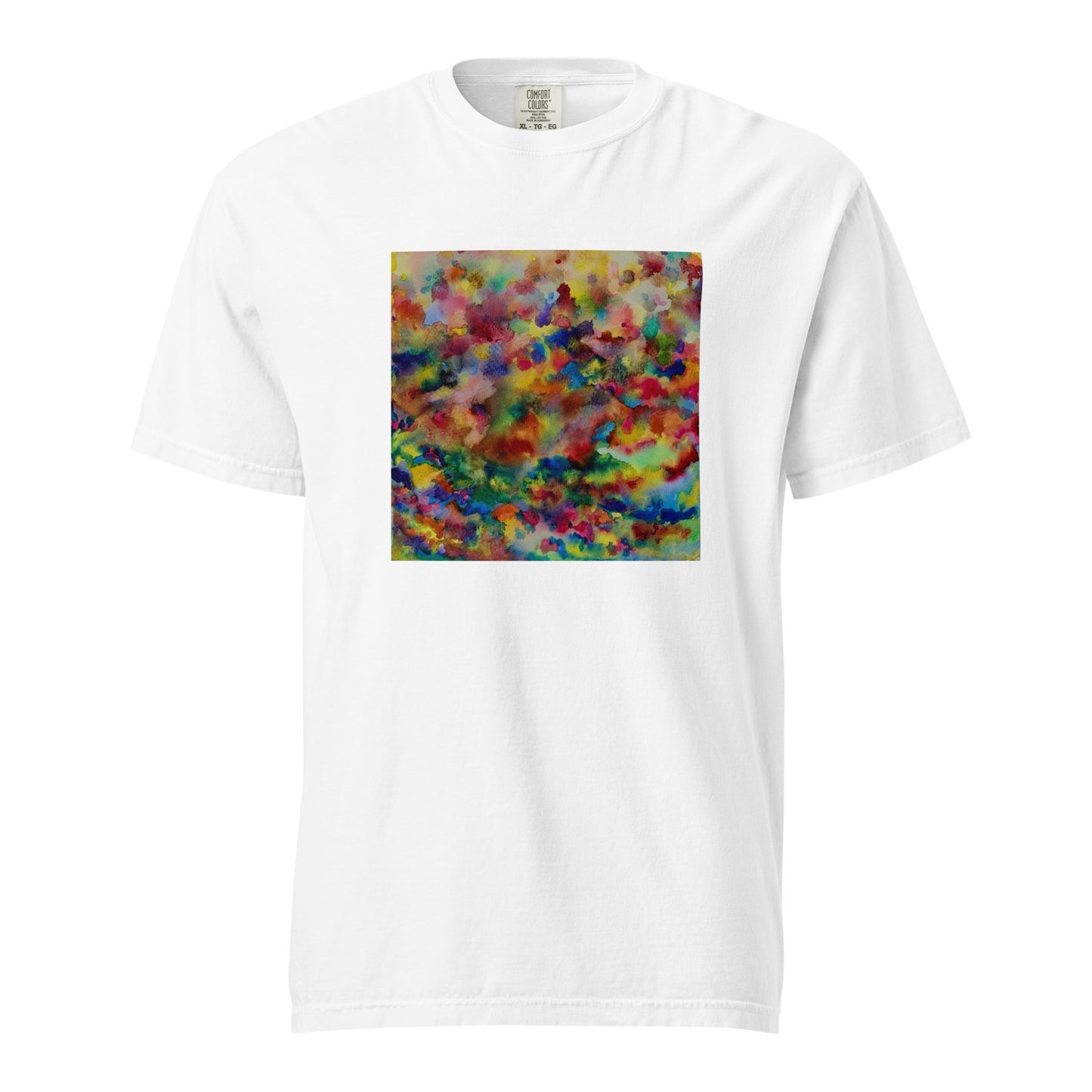 Comfort Colors short sleeve t-shirt featuring original artwork—garment-dyed for a soft, lived-in feel; relaxed fit, durable cotton fabric, and perfect for casual wear, art lovers, or gifting.