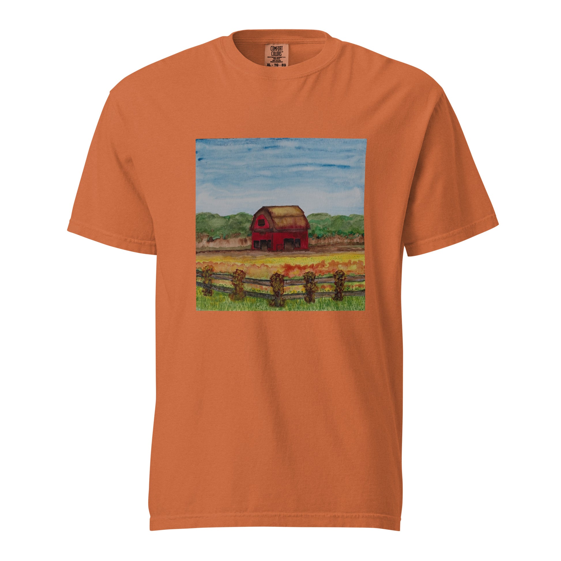 Comfort Colors short sleeve t-shirt featuring original artwork—garment-dyed for a soft, lived-in feel; relaxed fit, durable cotton fabric, and perfect for casual wear, art lovers, or gifting.