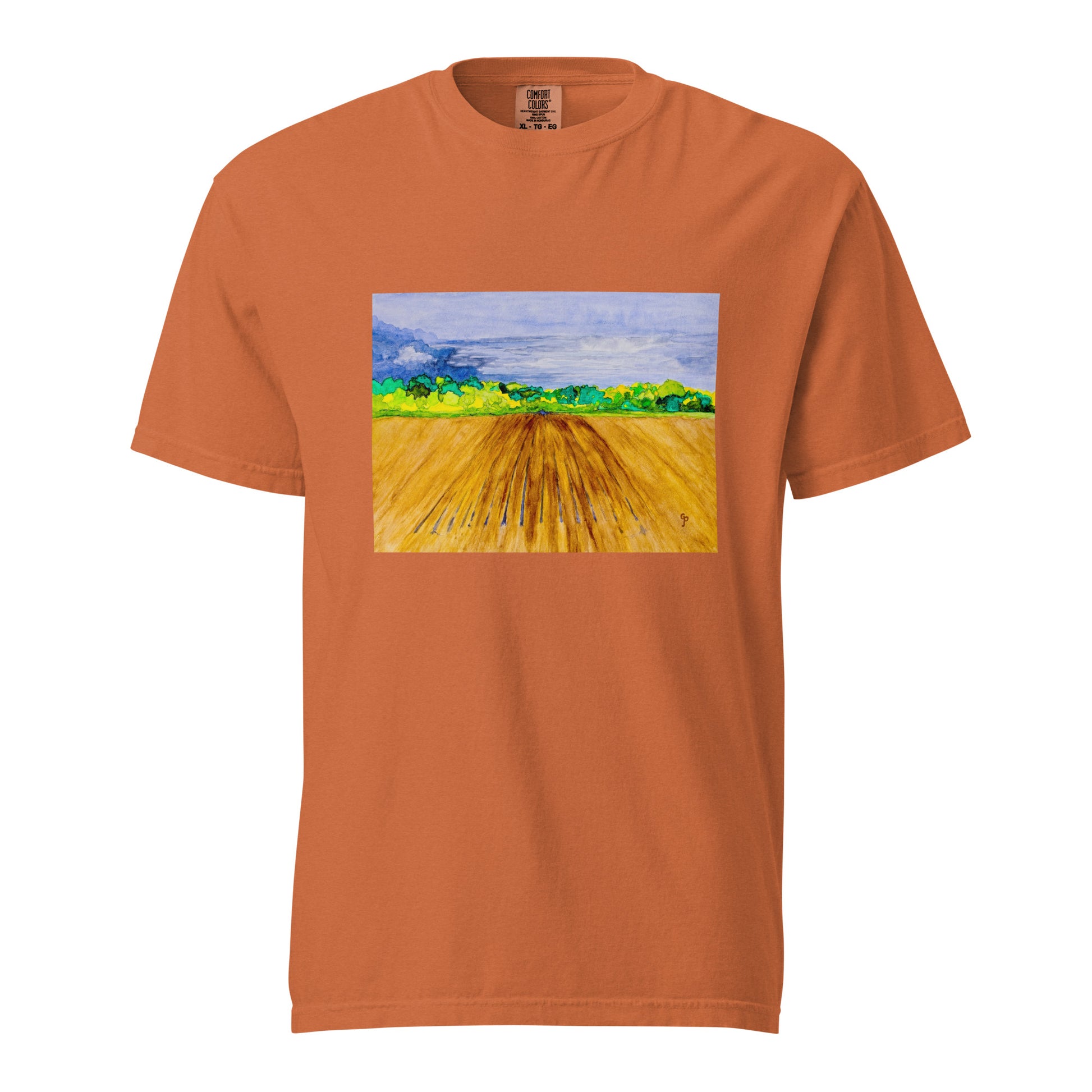Comfort Colors short sleeve t-shirt featuring original artwork—garment-dyed for a soft, lived-in feel; relaxed fit, durable cotton fabric, and perfect for casual wear, art lovers, or gifting.
