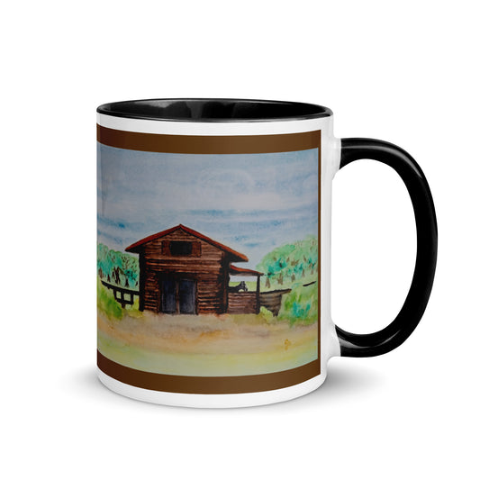 Ceramic mug featuring original artwork, perfect for coffee, tea, or hot cocoa—microwave and dishwasher safe, ideal for daily use, gifting, or adding artistic charm to your kitchen.