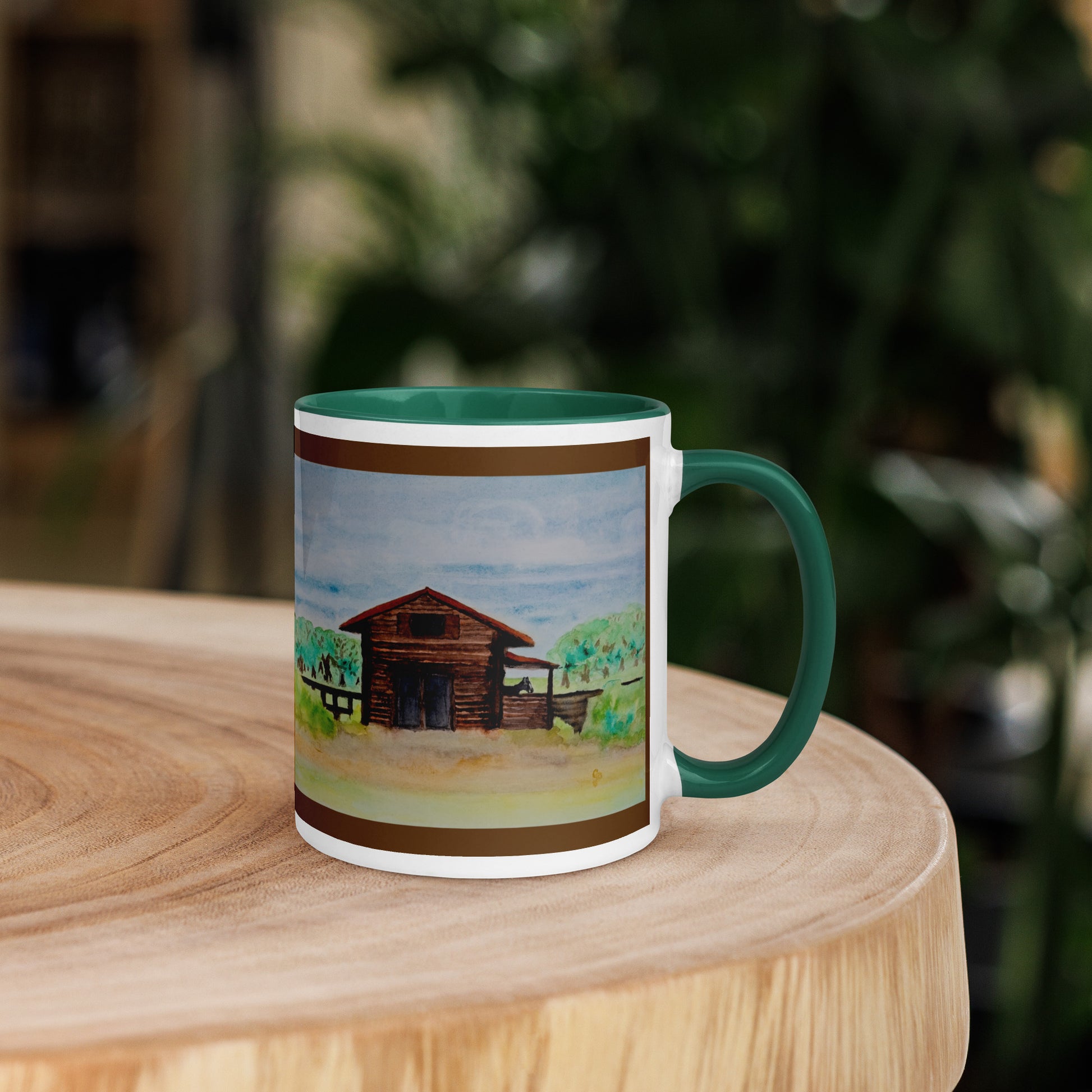 Ceramic mug featuring original artwork, perfect for coffee, tea, or hot cocoa—microwave and dishwasher safe, ideal for daily use, gifting, or adding artistic charm to your kitchen.