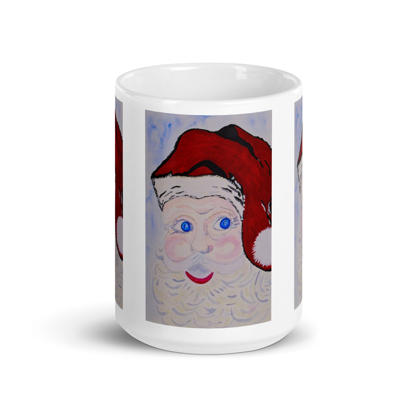 Ceramic mug featuring original artwork, perfect for coffee, tea, or hot cocoa—microwave and dishwasher safe, ideal for daily use, gifting, or adding artistic charm to your kitchen.