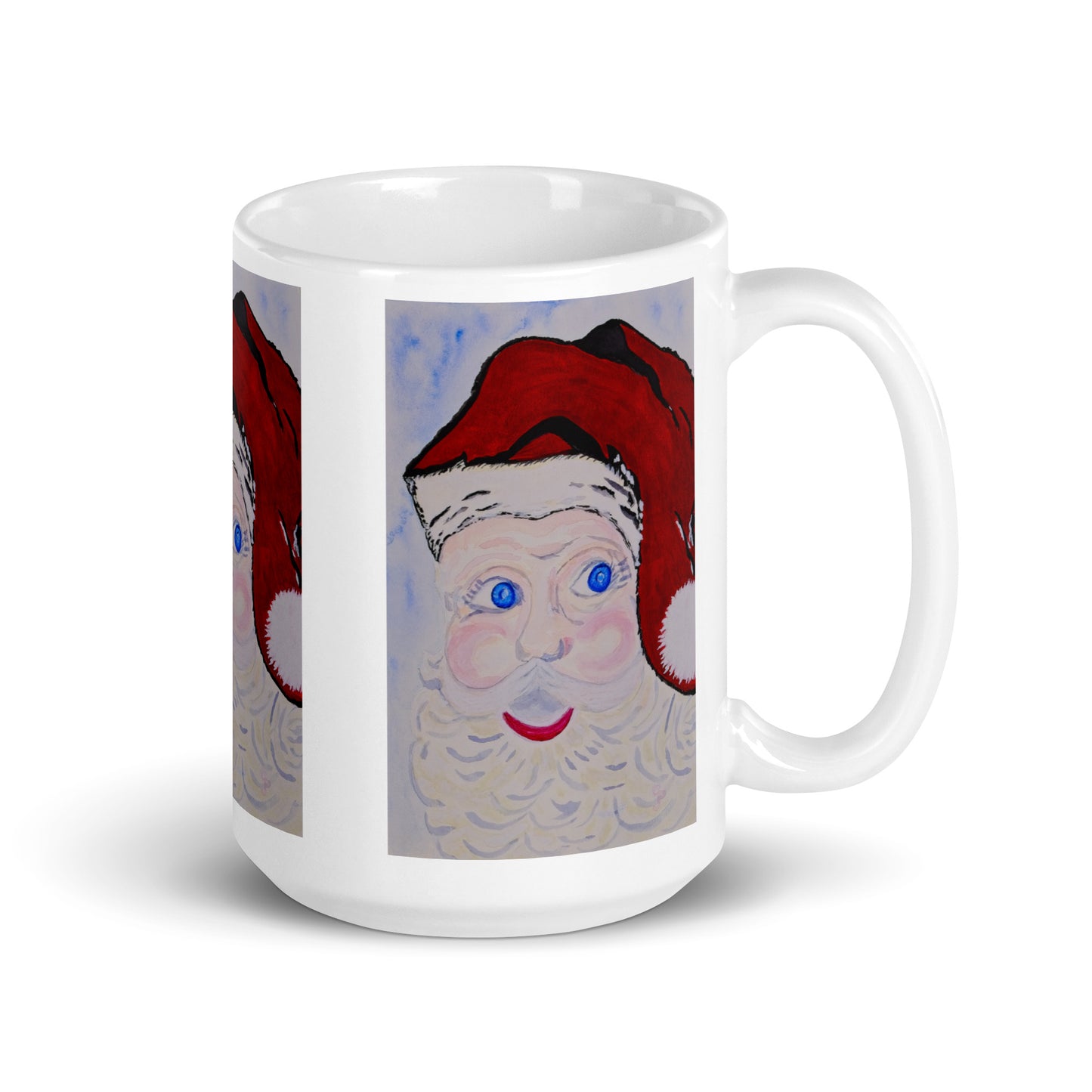 Ceramic mug featuring original artwork, perfect for coffee, tea, or hot cocoa—microwave and dishwasher safe, ideal for daily use, gifting, or adding artistic charm to your kitchen.