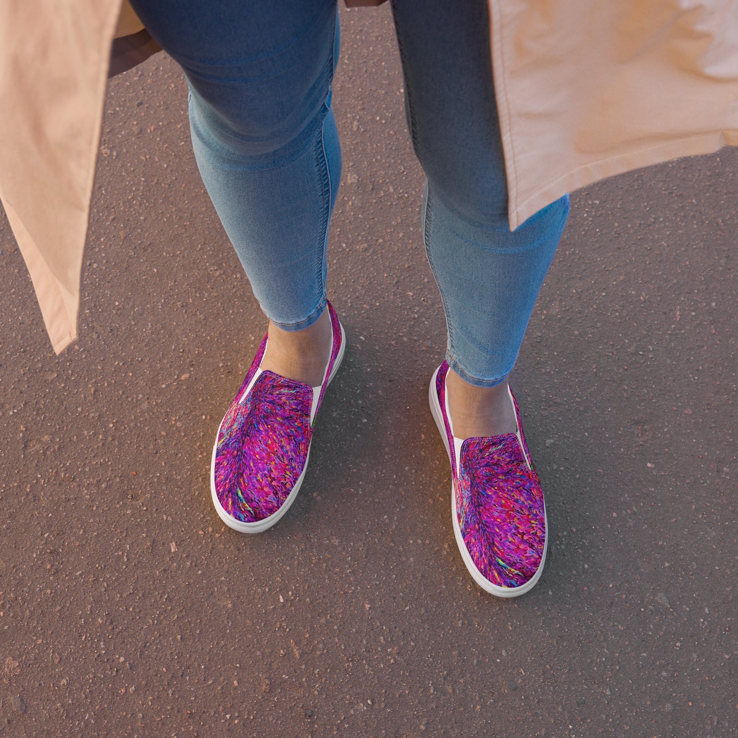 Stylish sneakers featuring original artwork, designed for comfort and everyday wear—unique artistic shoes perfect for casual outfits, street style, or creative fashion lovers.